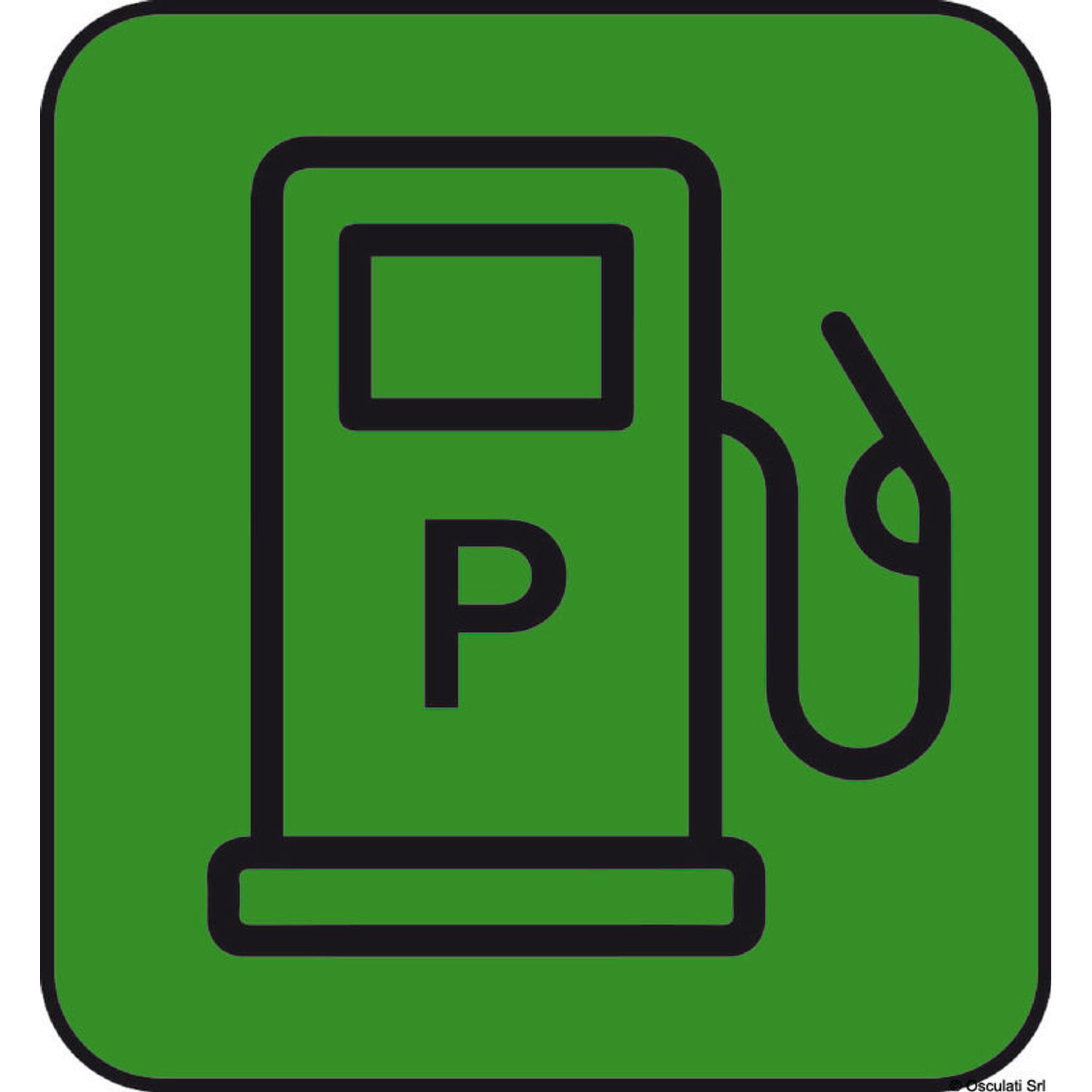 Advarselsmærkat for dieselpåfyldning (10 stk)