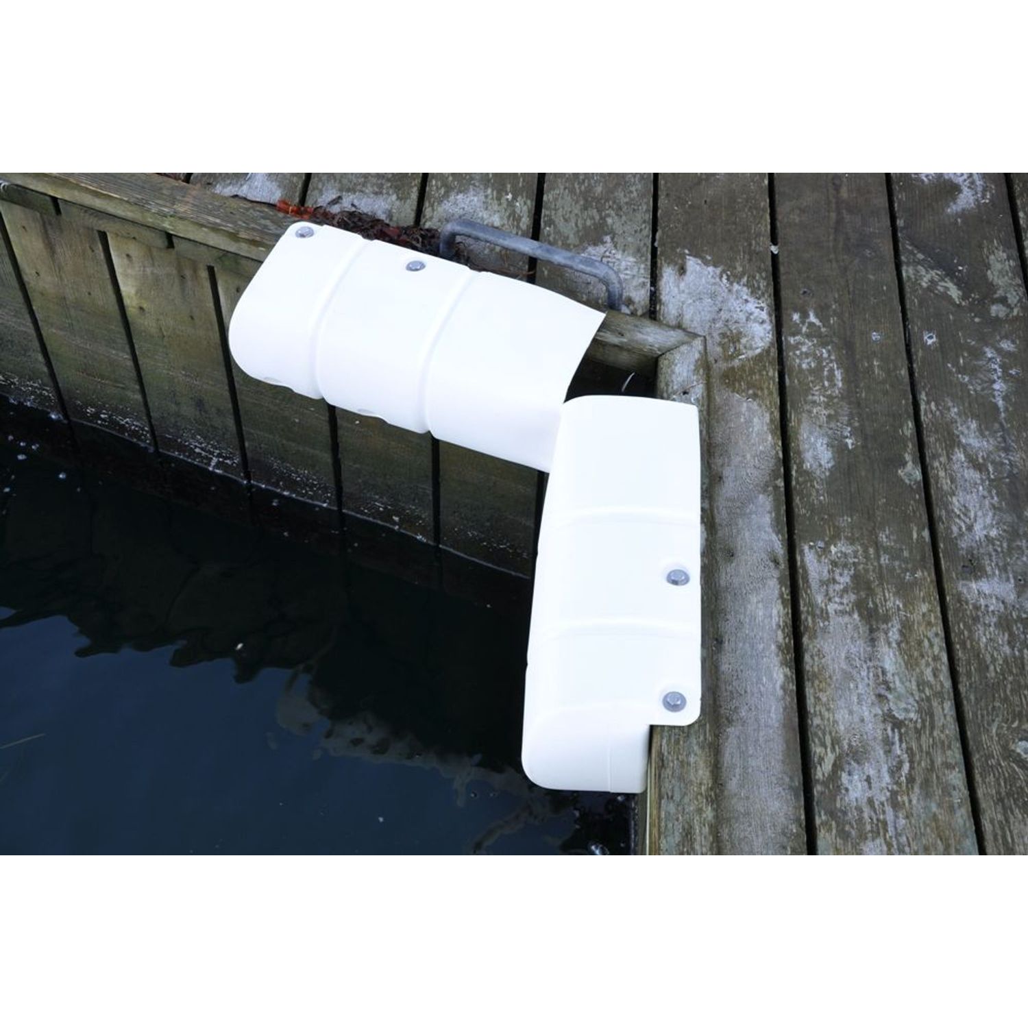 Dan-Fender Pier Fender Multi 90x18cm hvit PVC-konstruksjon