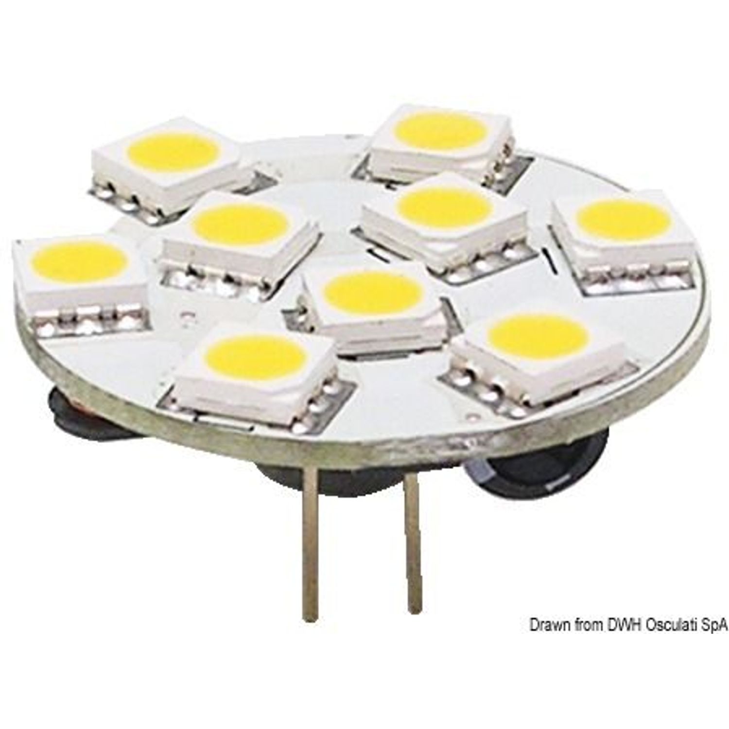 LED-pære SMD G4 12/24v bagtilslutning