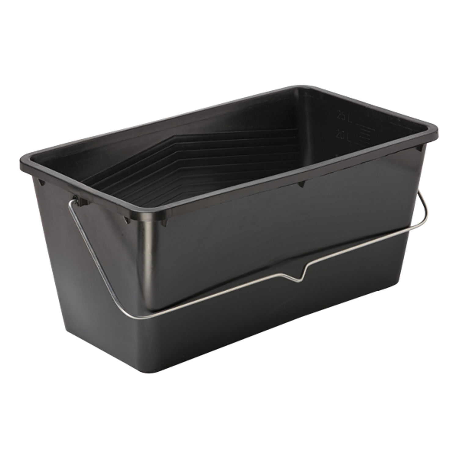 Maaliämpäri kahvalla, Nimba 7L musta 18 cm maaliteloille