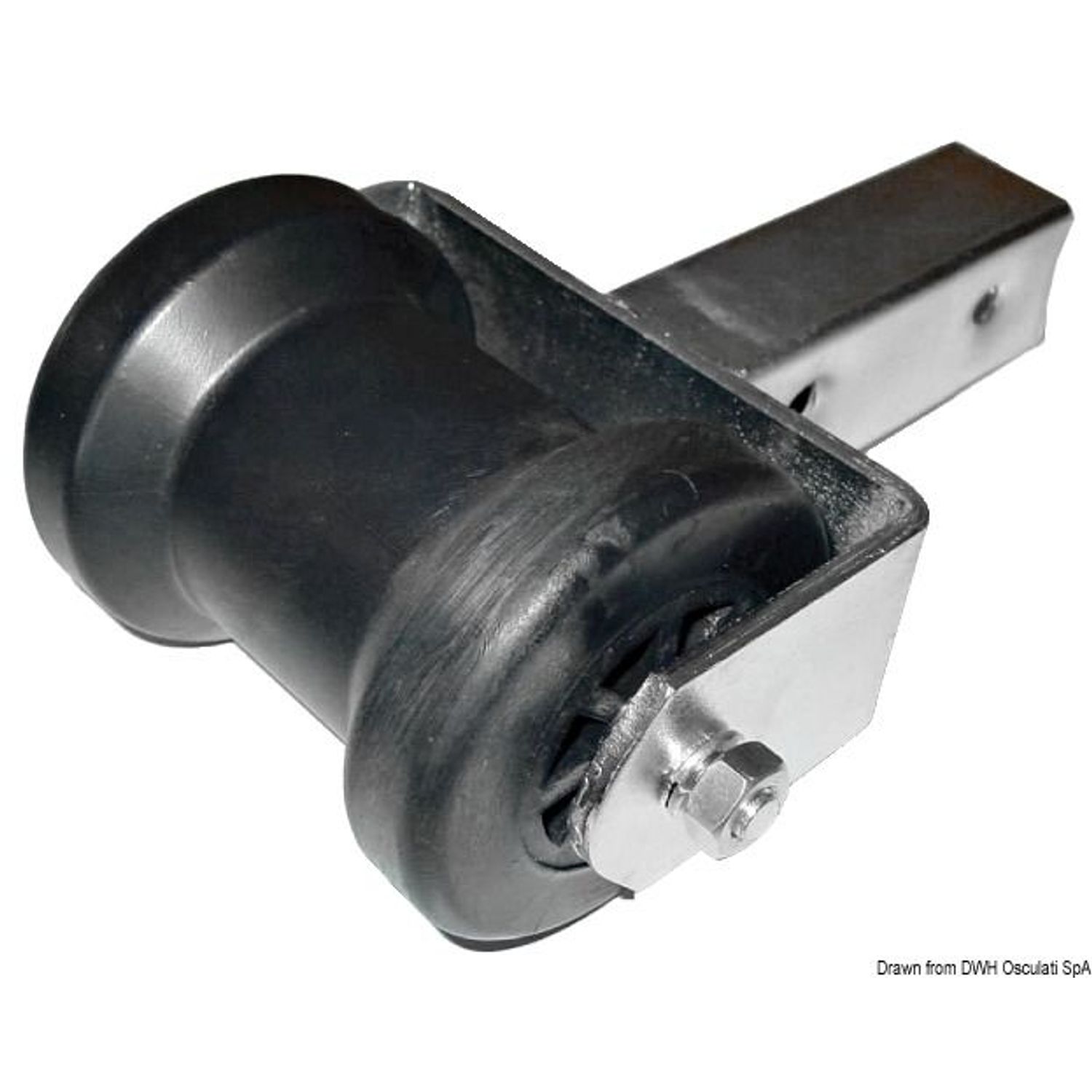 Stor centralrulle 30 x 30 mm