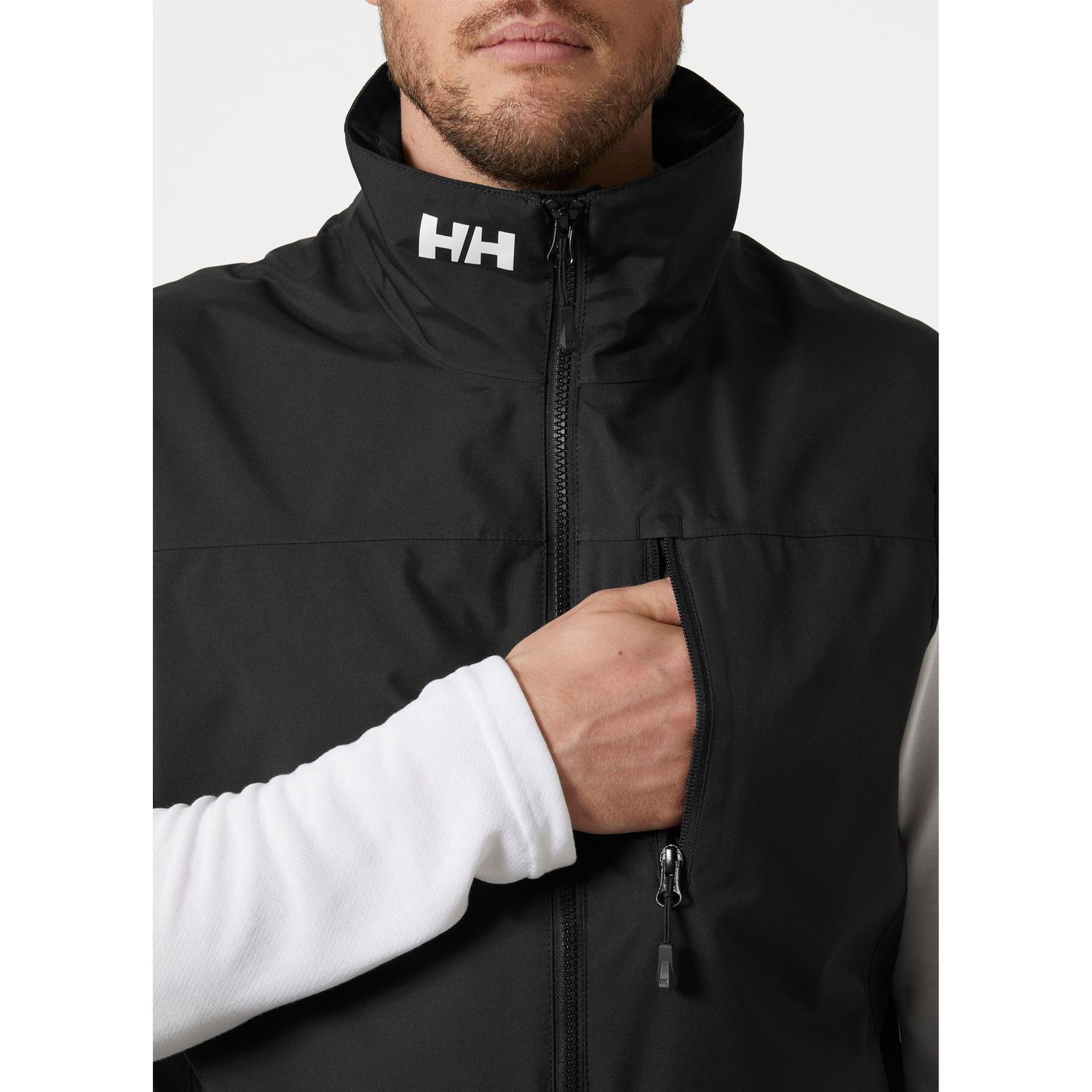 Helly Hansen Crew 2.0 seilvest for herrer Svart