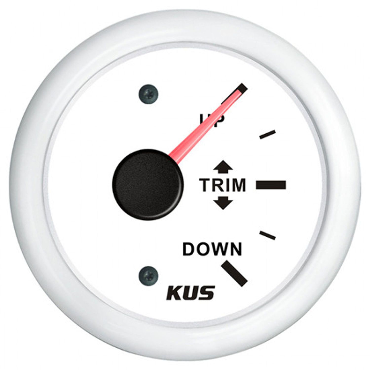 Kus Trim-indikator, hvit, 0-190 ohm, 12/24v