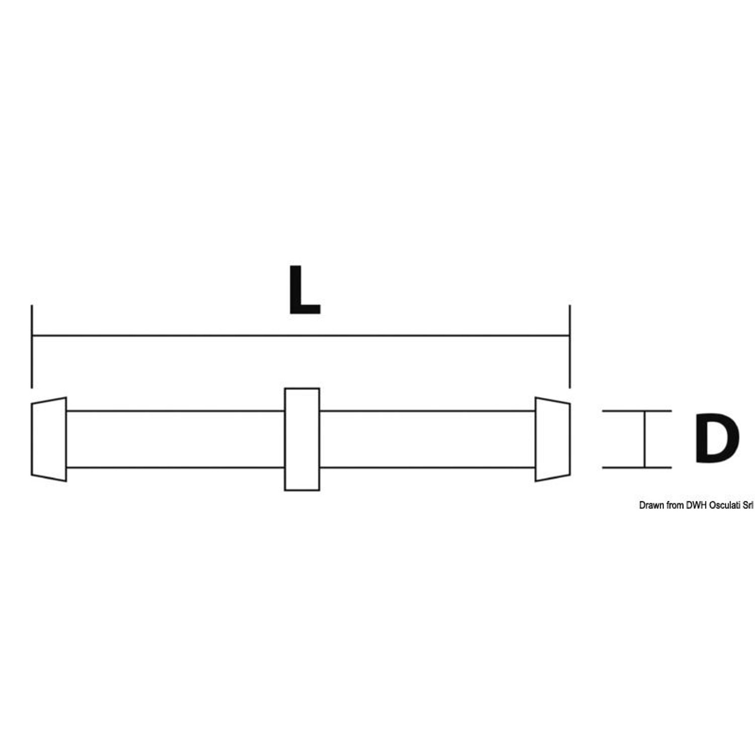 Universalkobling for drivstoffslange 10 mm