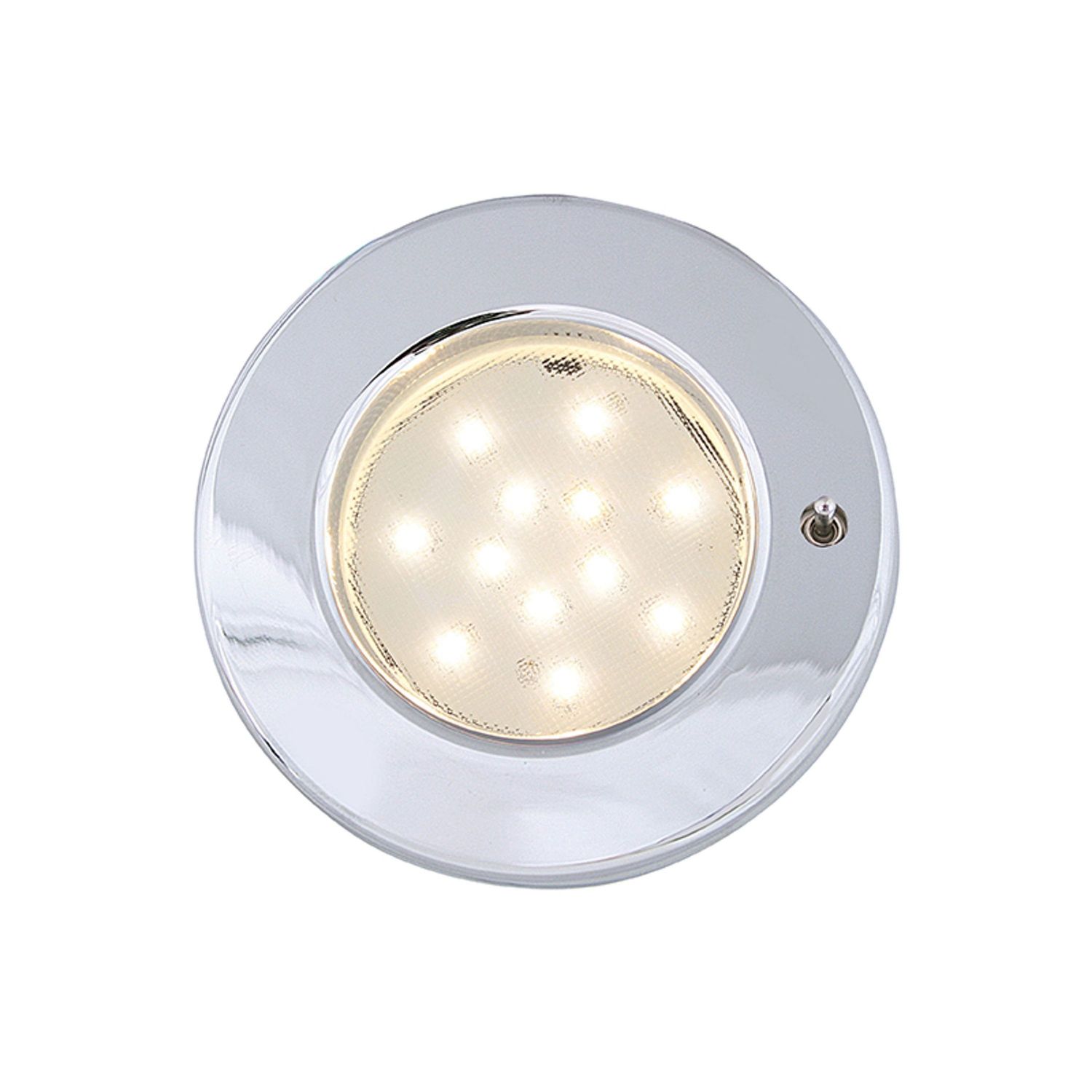 Downlight Pinto SMD LED Lampe med Afbryder, Krom