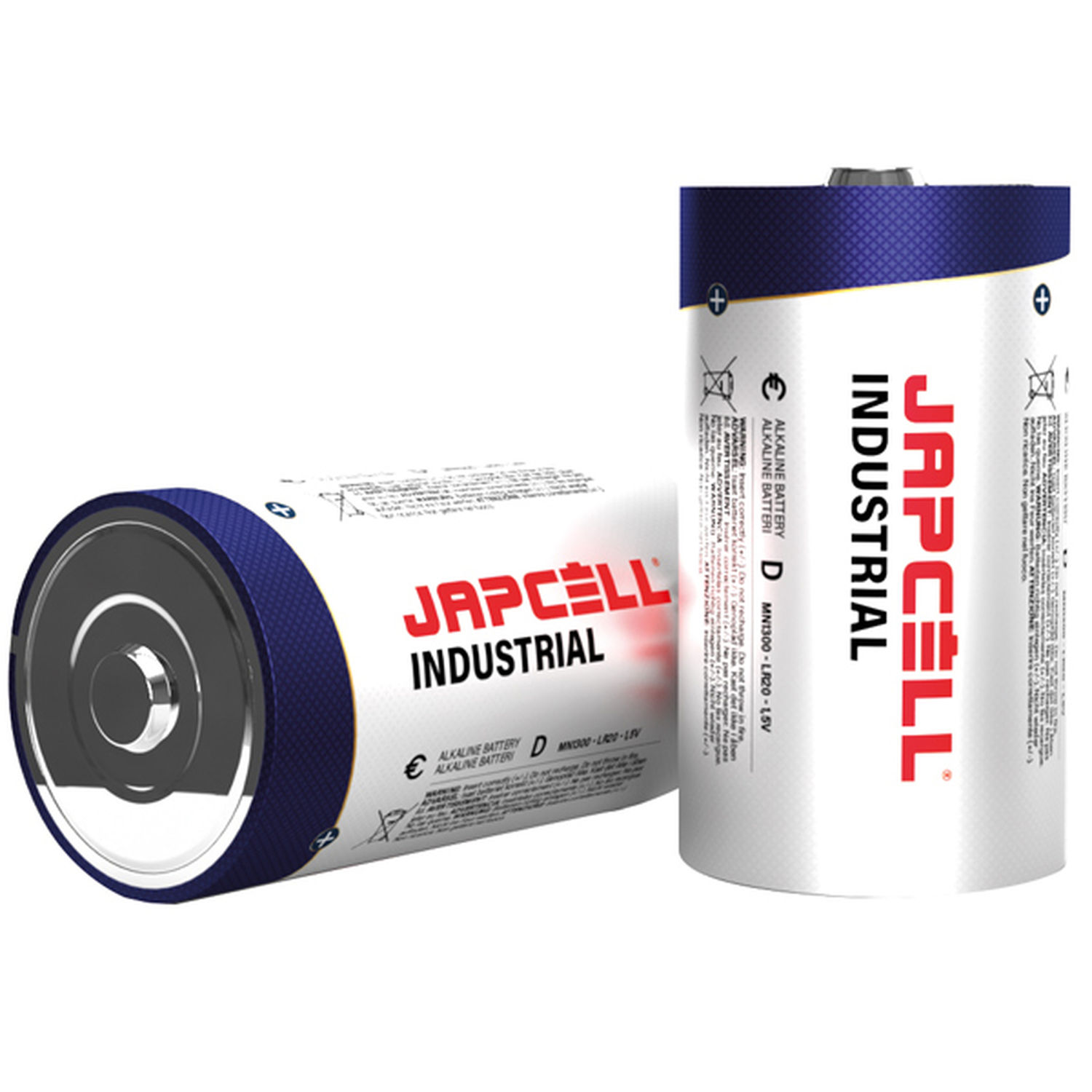 Japcell industribatteri D/LR20, 10 stk.