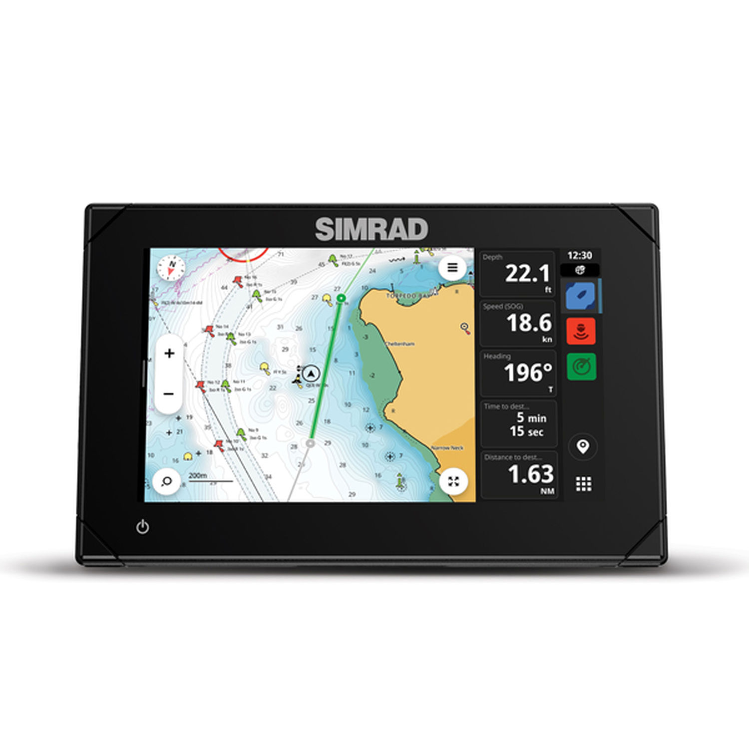 Simrad NSX 3007 med HDI-svinger akterut