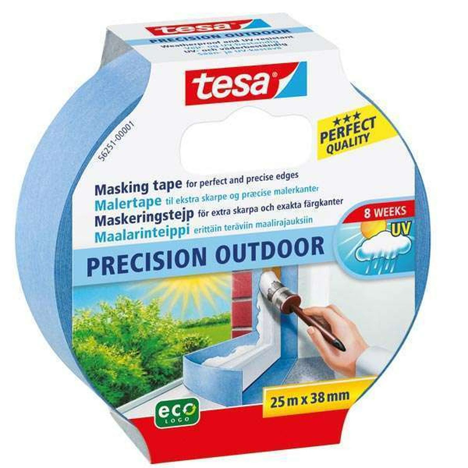 Tesa Precision Ulkokäyttöinen Maalarinteippi