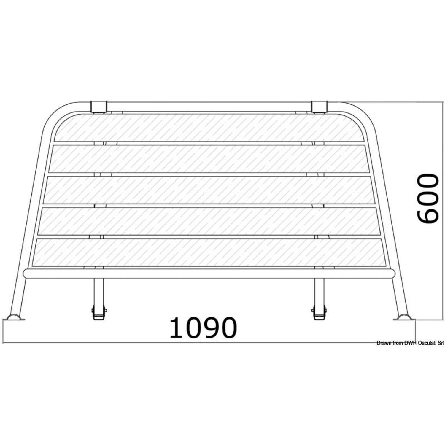 Peräplatformi 1090 mm