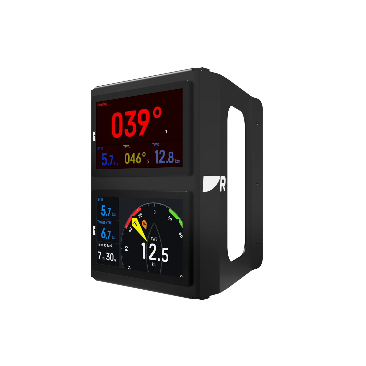 Raymarine Alpha 9 mastemontering liggende, dobbelt