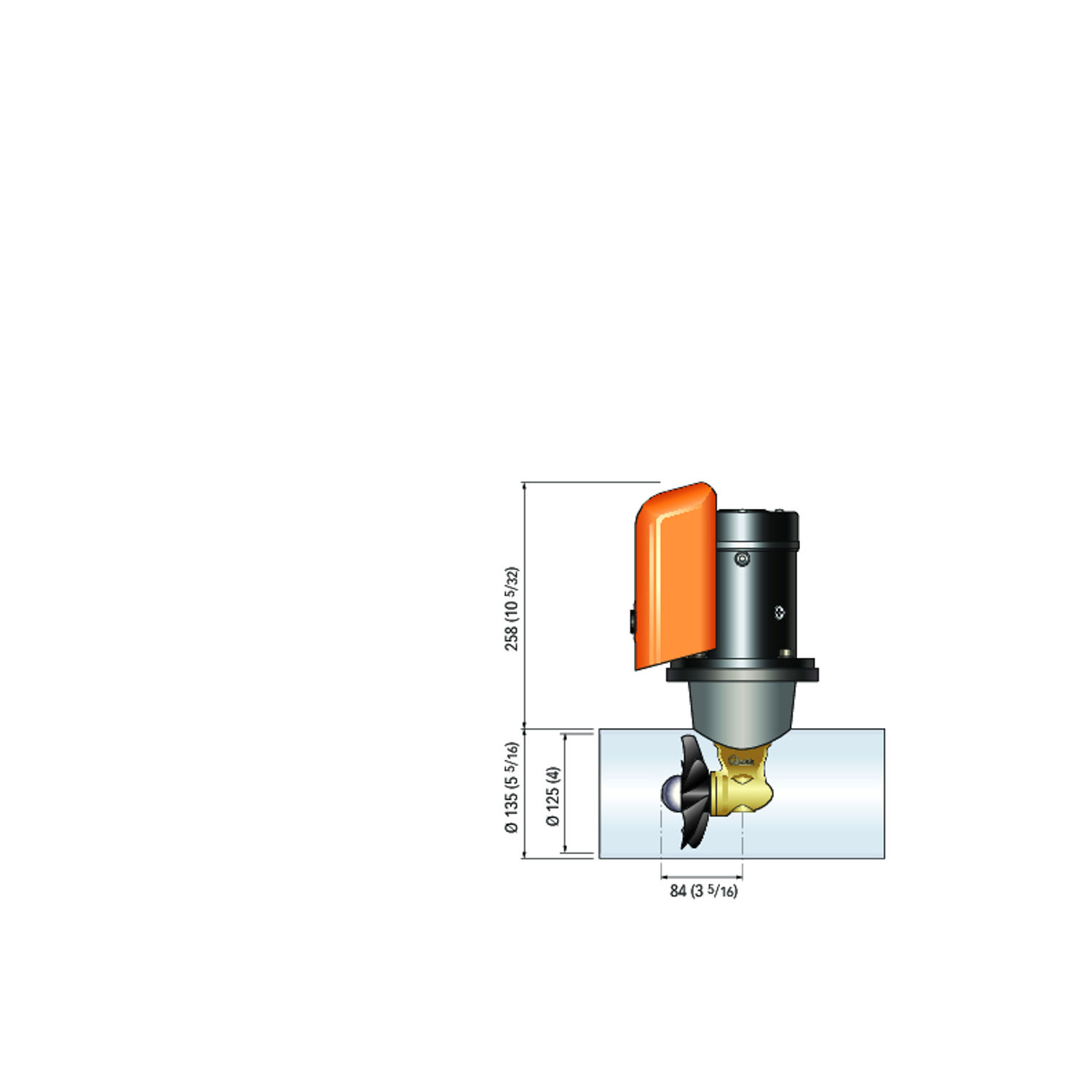 Bovpropel kit, 1.3KW-4.3KW