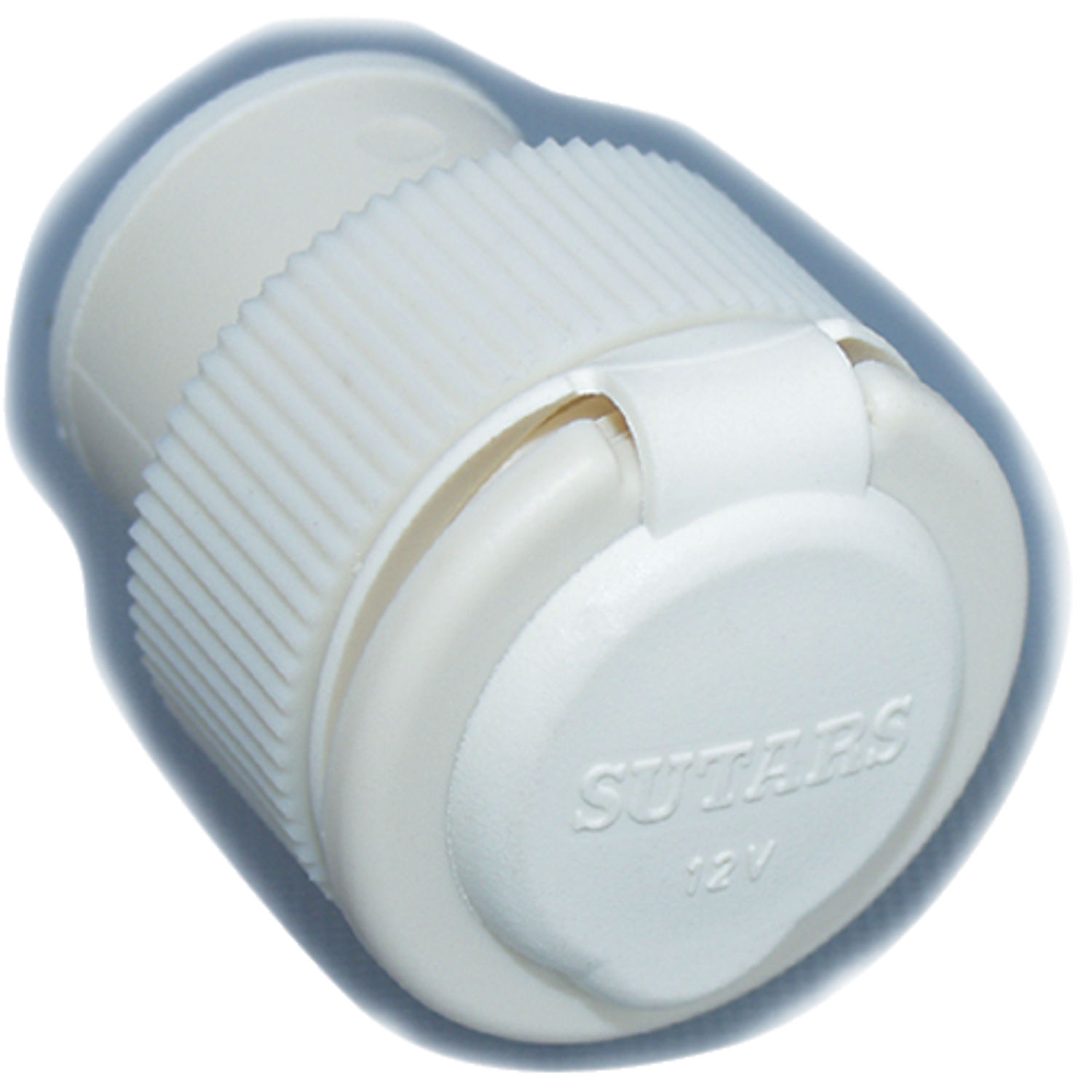 Sutars Eluttag Innfelt Hvit-Beige 12V