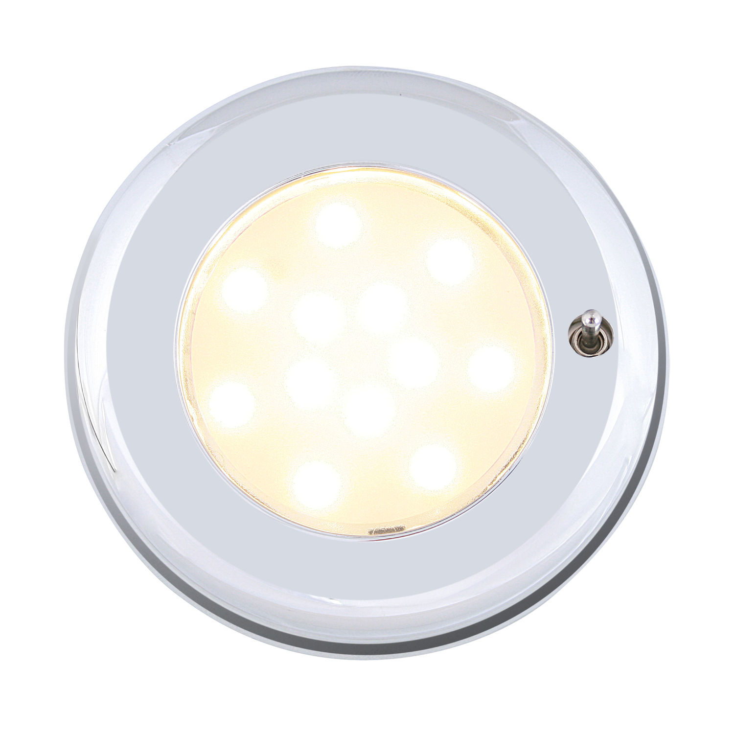 Nova SMD LED m. Strømbryter, Krom