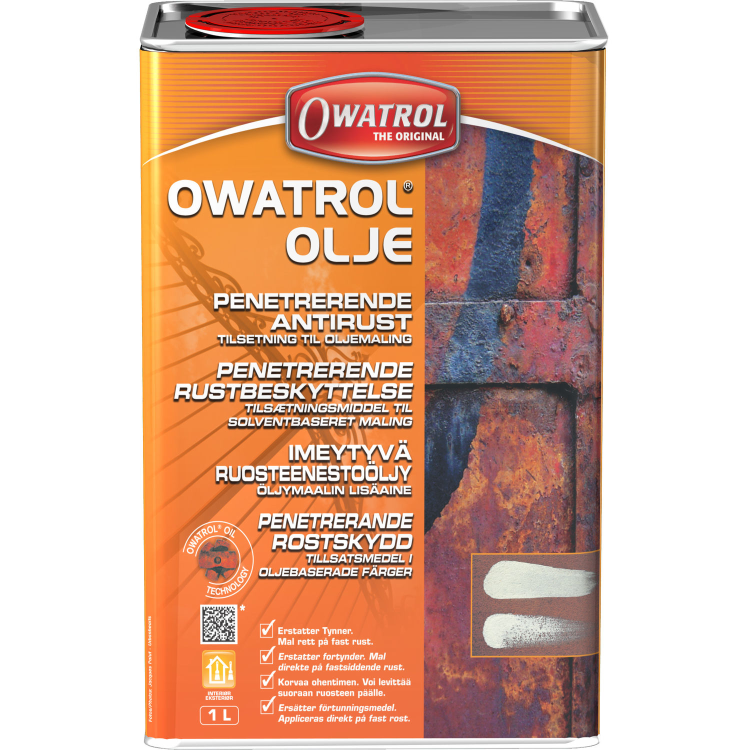 Owatrol olie (Penetrerende) Rustbeskyttelse