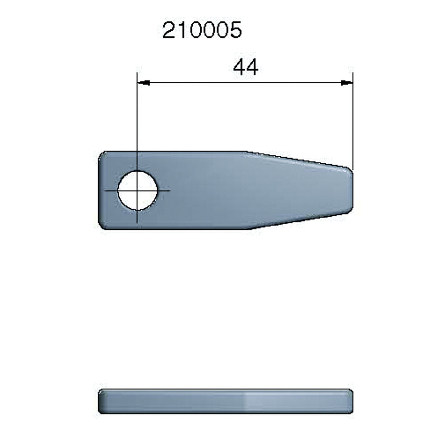 Roca Regel, Kort Rett, 2"