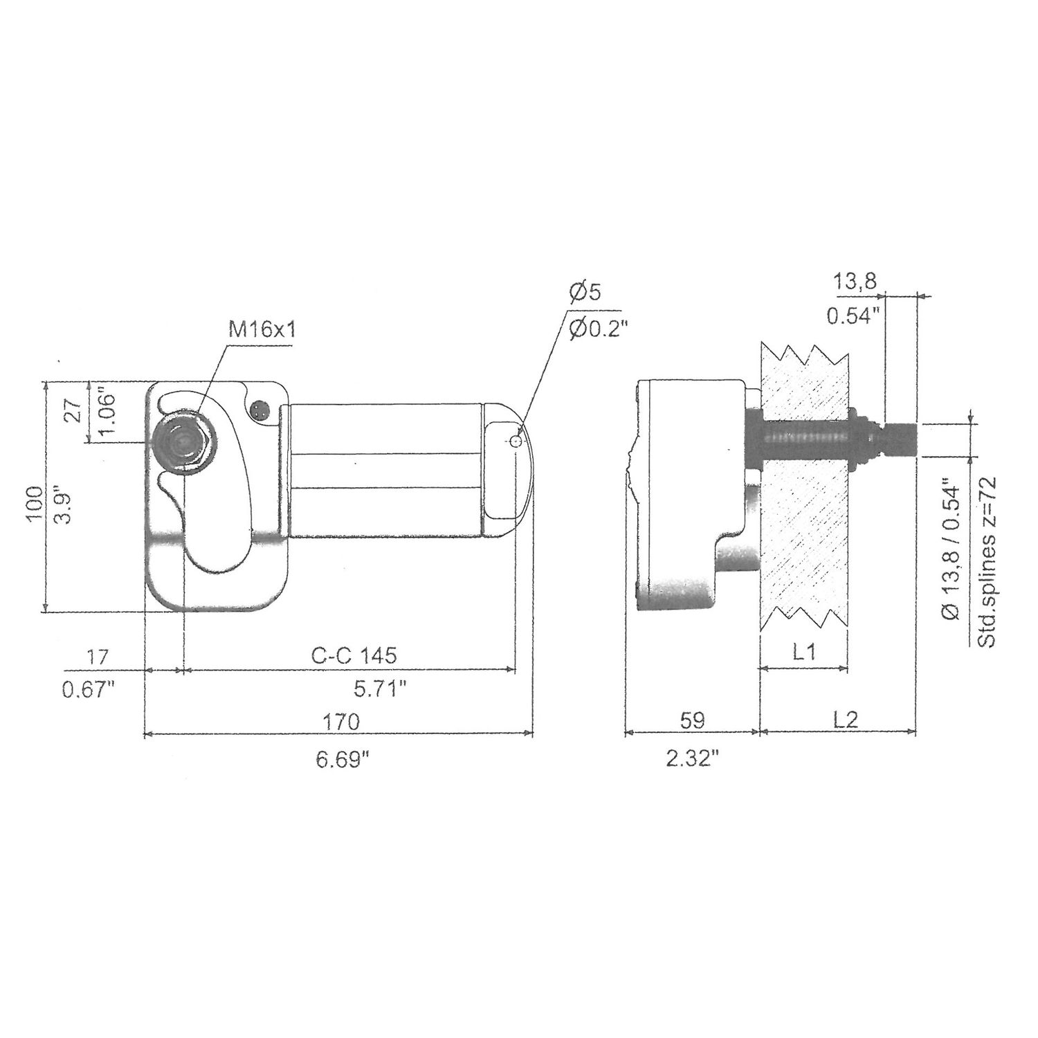 Vinduspussermotor W12