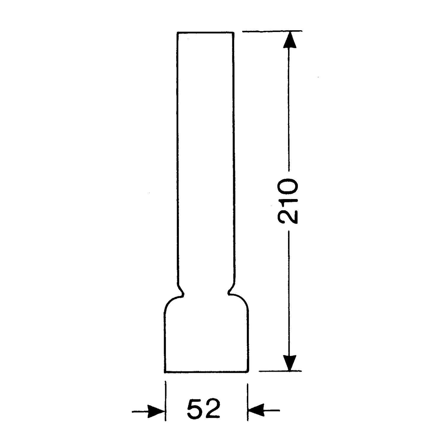 Lampeglass til parafinlampe 66074, 66076 og 66084
