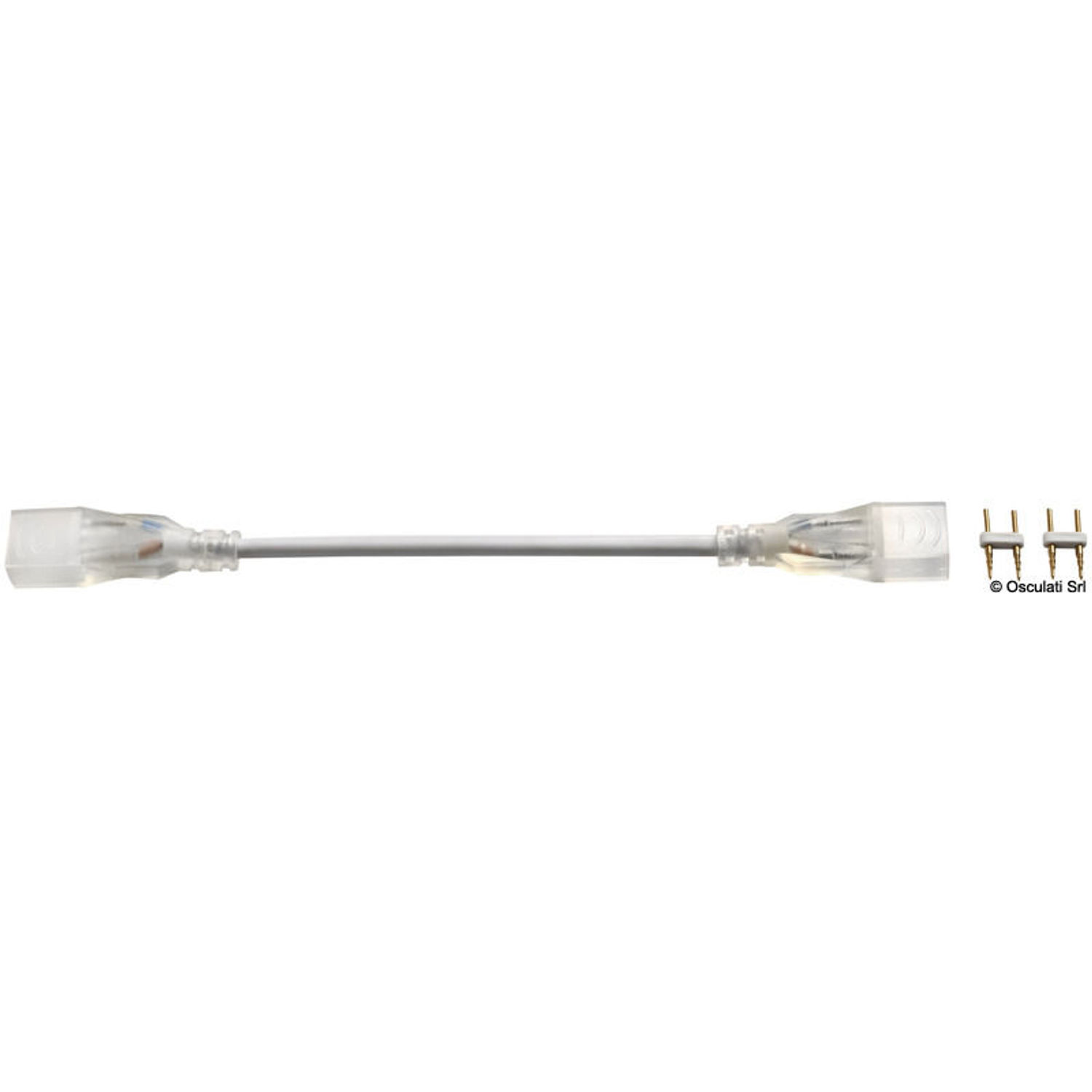 2-sidet tilslutningskabel + 2 koblinger