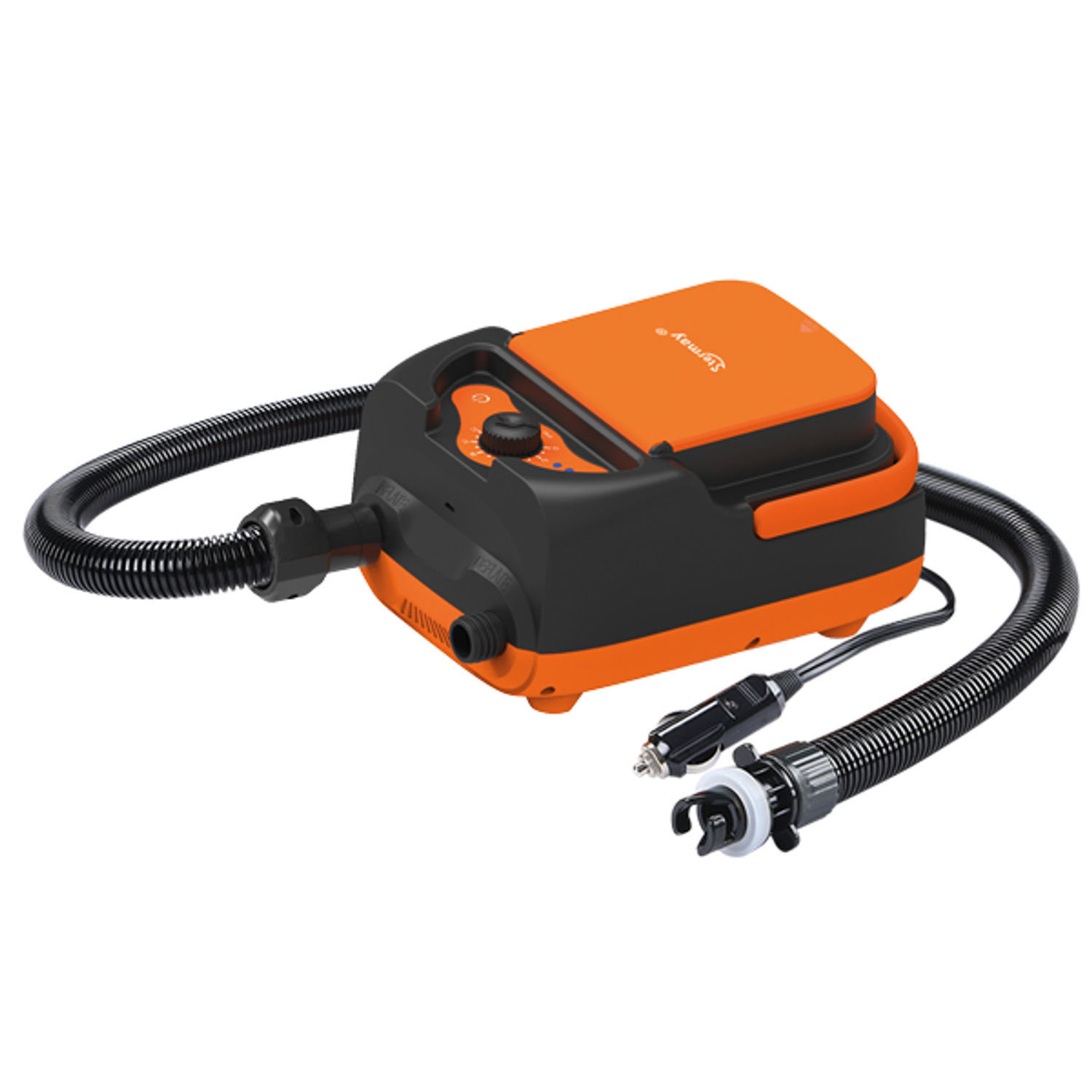 Luftpumpe med litiumbatteri, 70 til 350 L/M 16 PSI for SUP