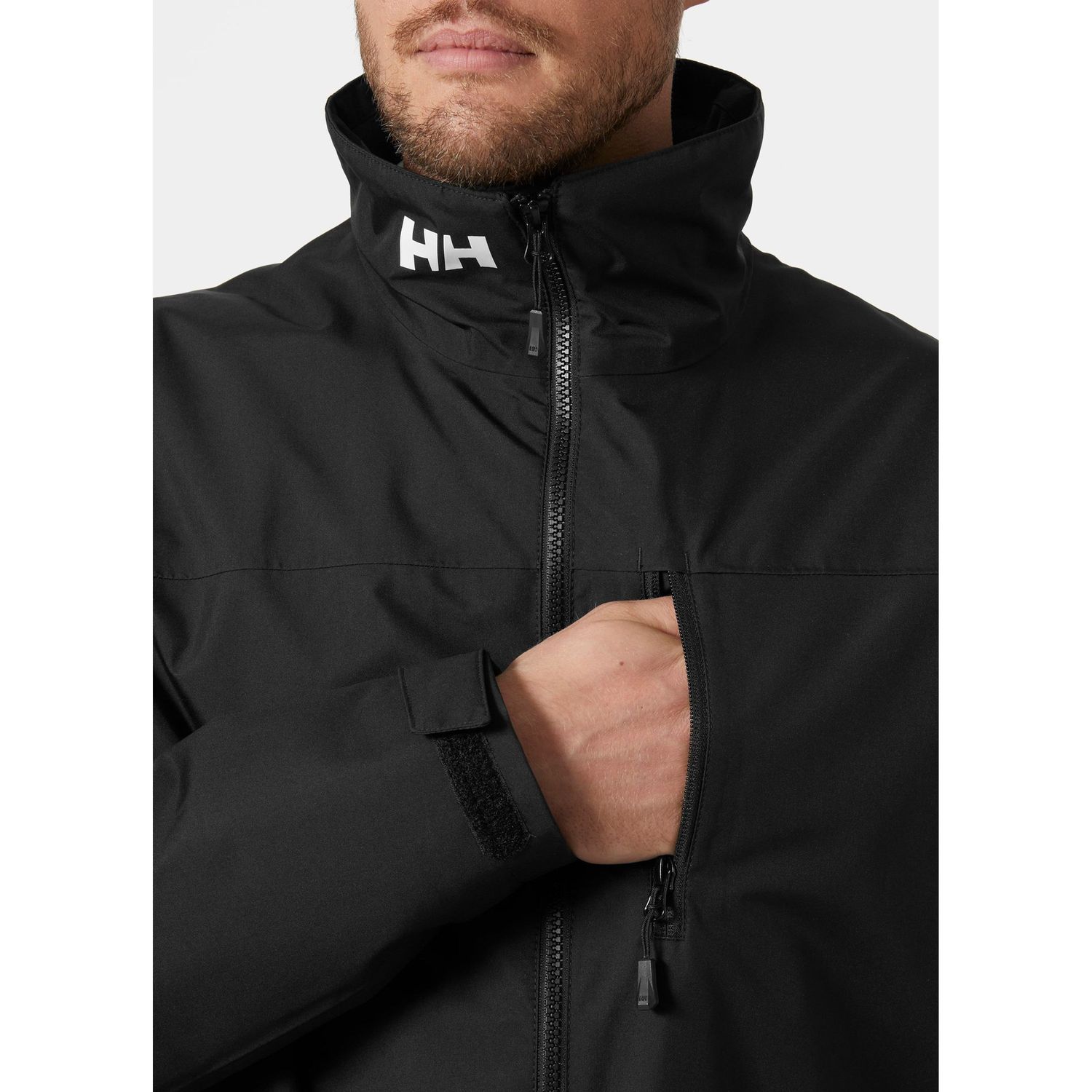 Helly Hansen Crew 2.0 sejlerjakke til mænd Sort