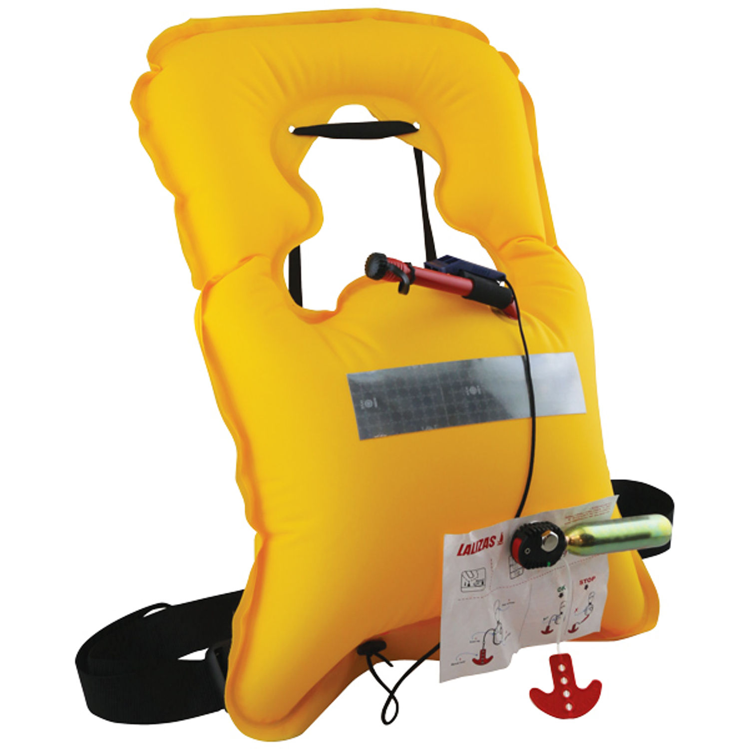 Lalizas oppustelig redningsvest letvægts 120N