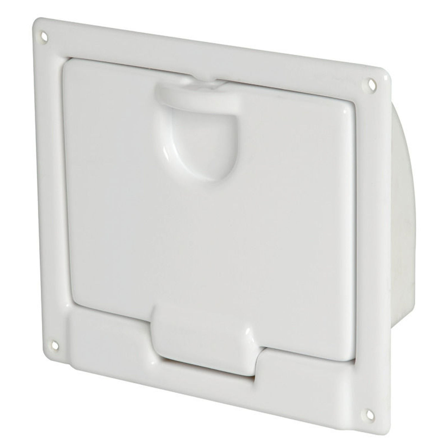 Peak i hvitpolert ABS 220 x 195 x 70 mm