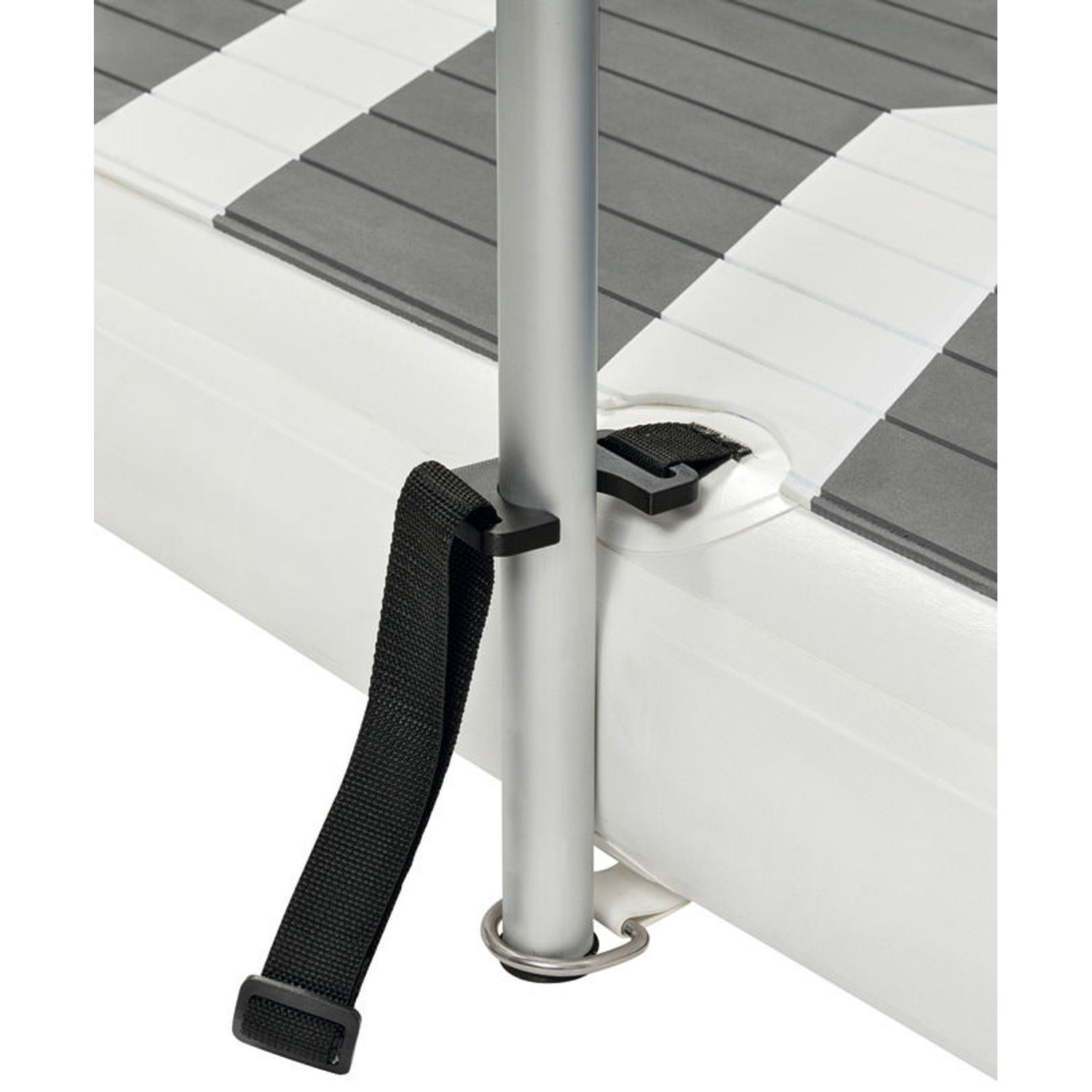 Uppblåsbar PVC-landgång 240 cm