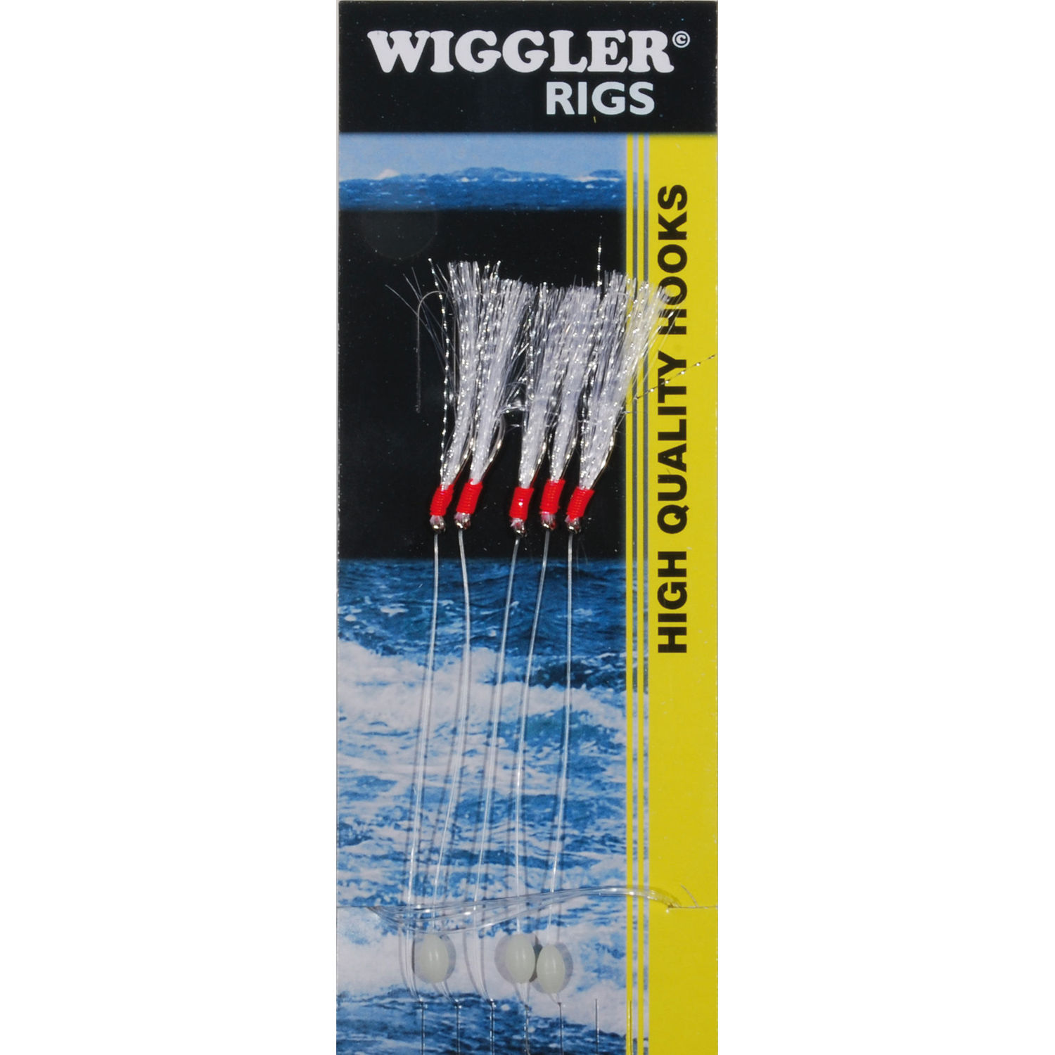 Wiggler Flasher Rig 5 Vit - krokstorlek 2