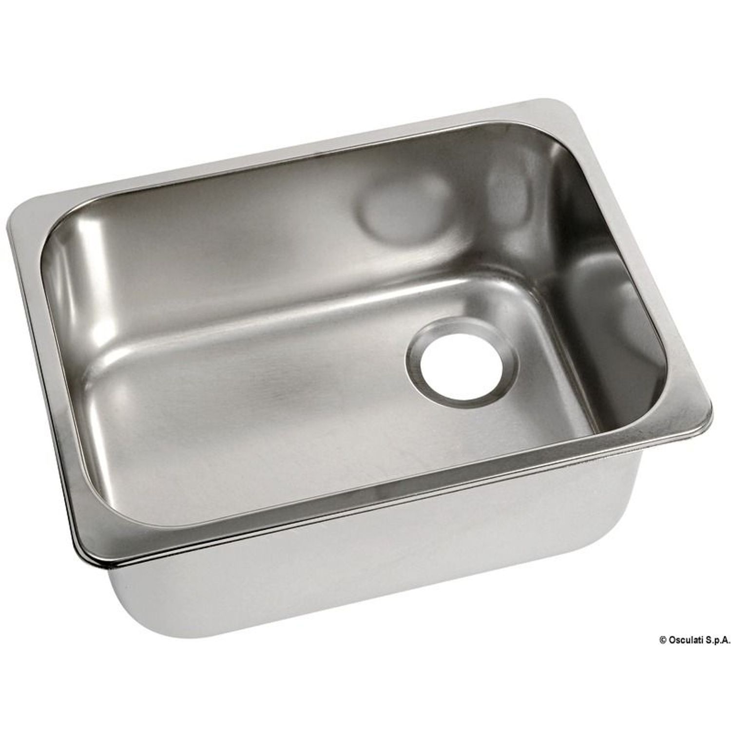 Suorakulmainen tiskiallas ruostumattomasta teräksestä 250x360x150 mm