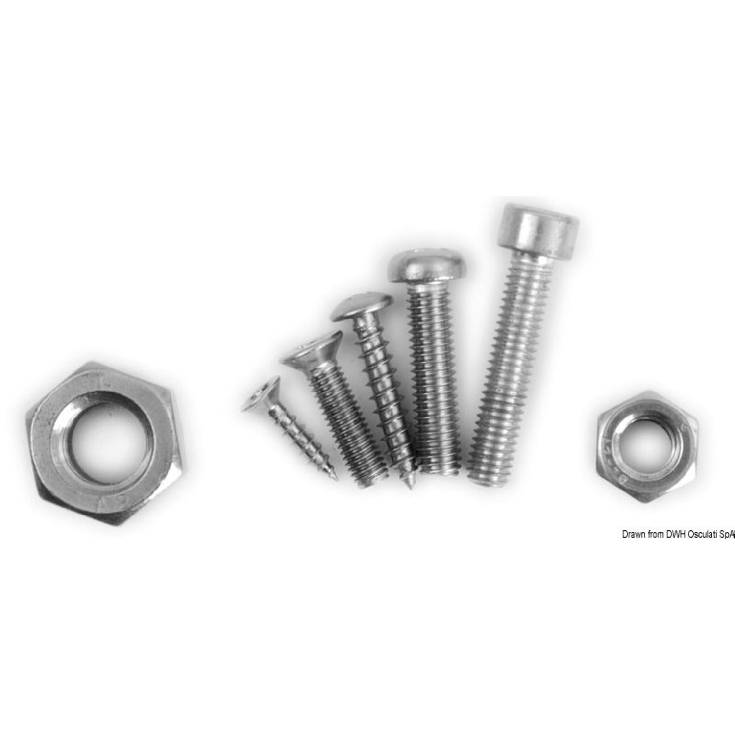 Självgängande krysspårsskruv 4.2x22 AISI 316 316.7982/4.2X22