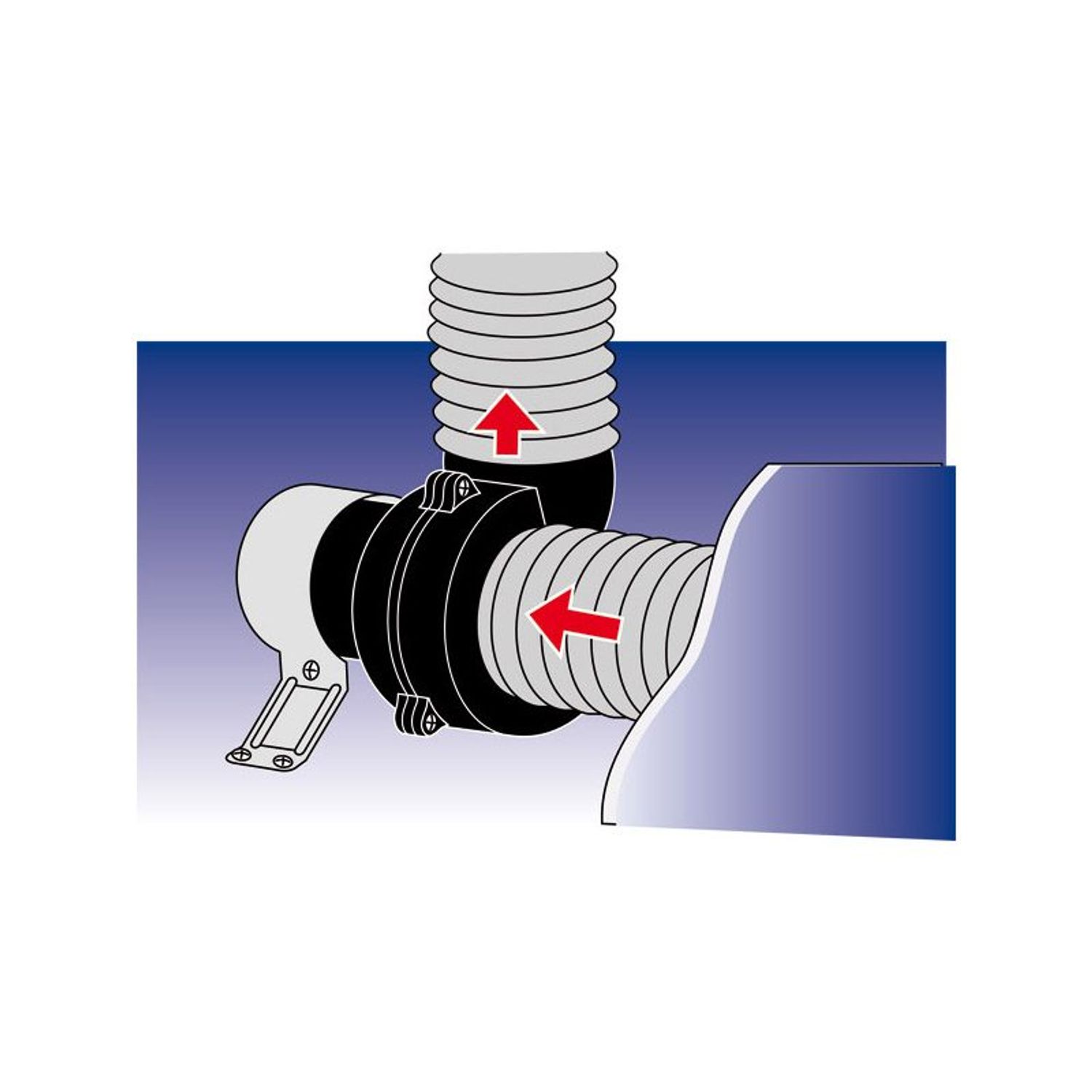 Moottoritilan tuuletin 4" 7,1 m3/min