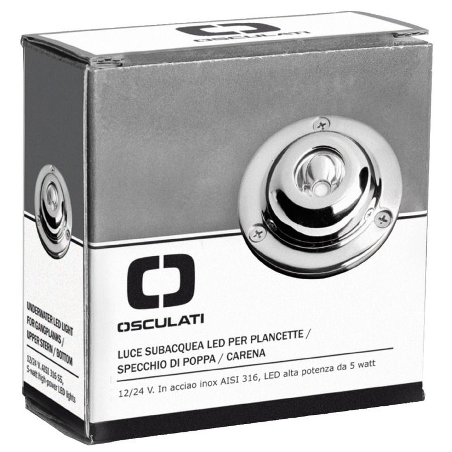 Undervanns-LED-lampe 4W RGBW