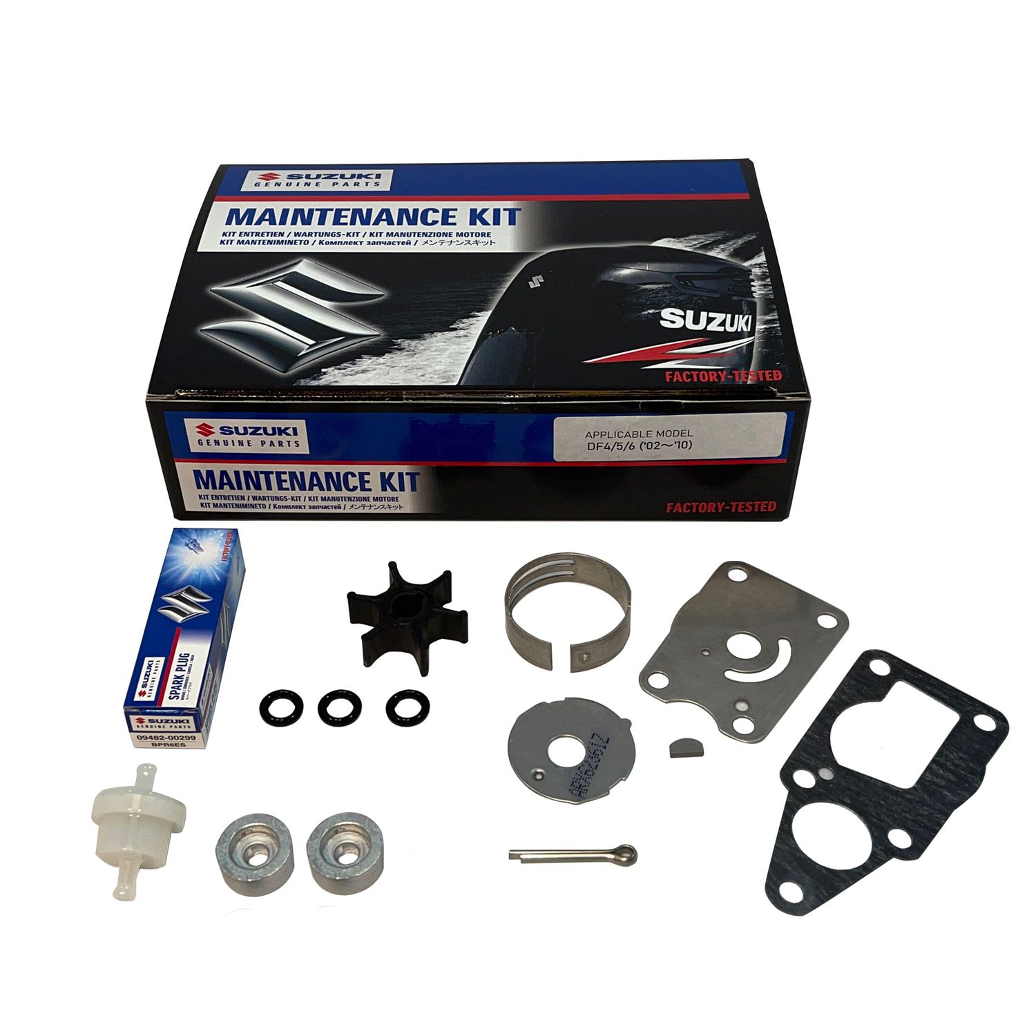 Suzuki service-kit,df4/5/6 2002 - 2010