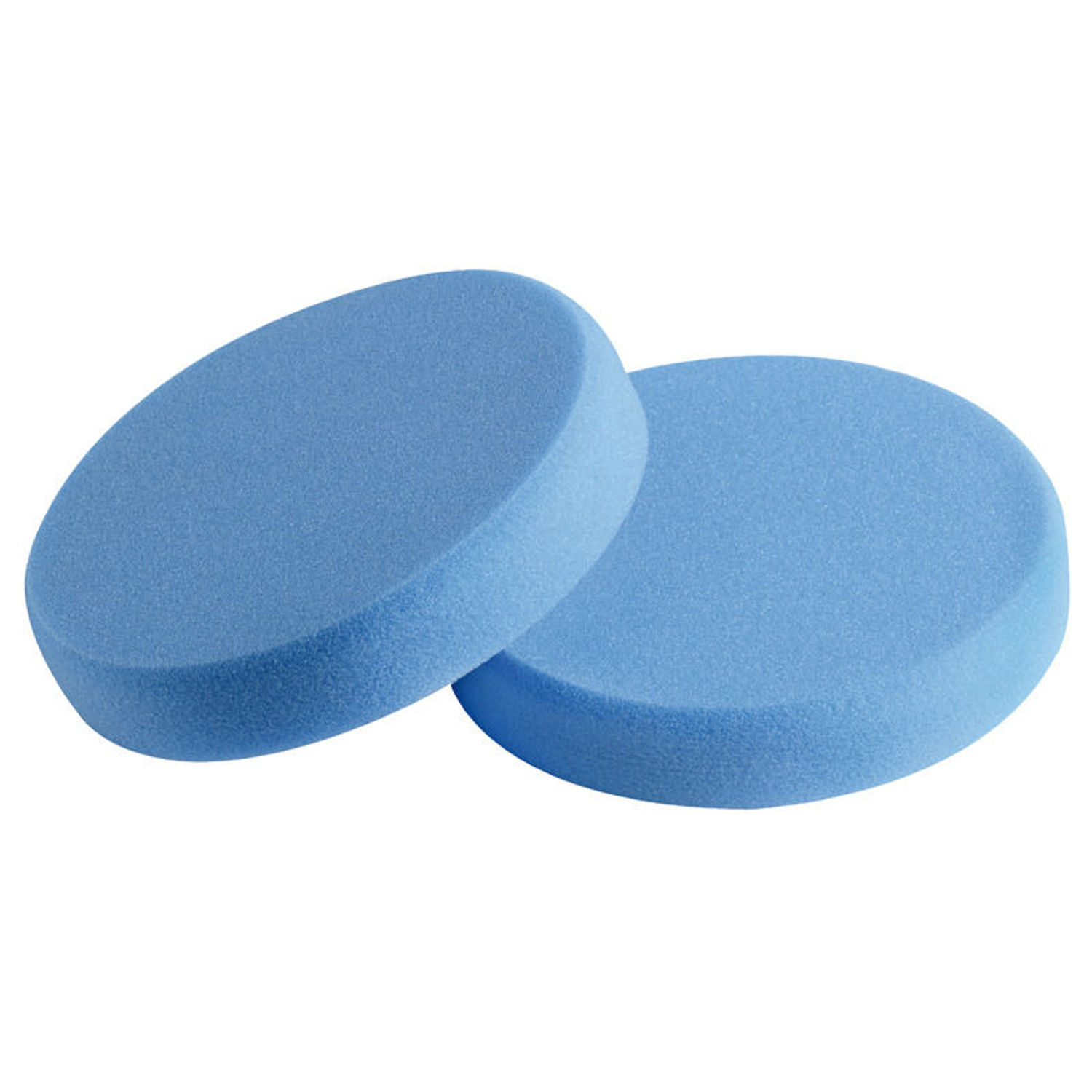 Skumrondeller blå 80x30 mm medium-mjuka 2 st.