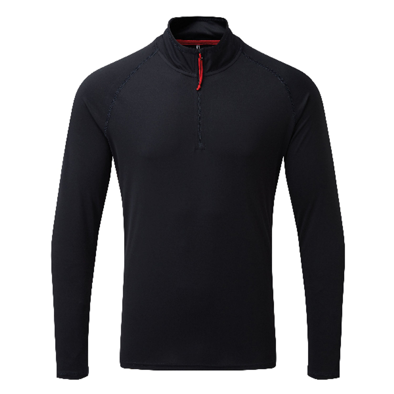 Gill UV009 Langærmet zip T-shirt men's UV50+ navy