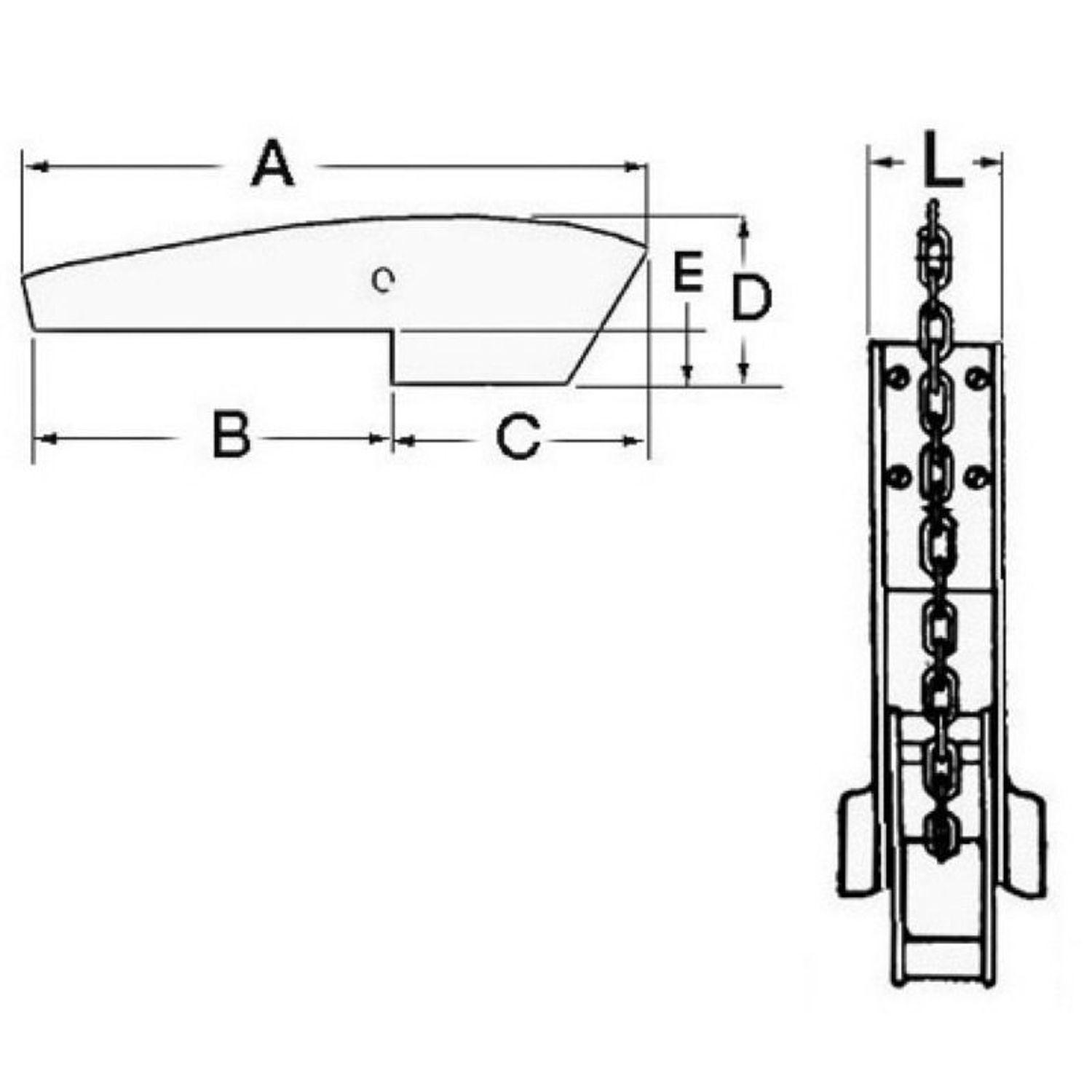 SS vippbar ankarrulle max 20 kg
