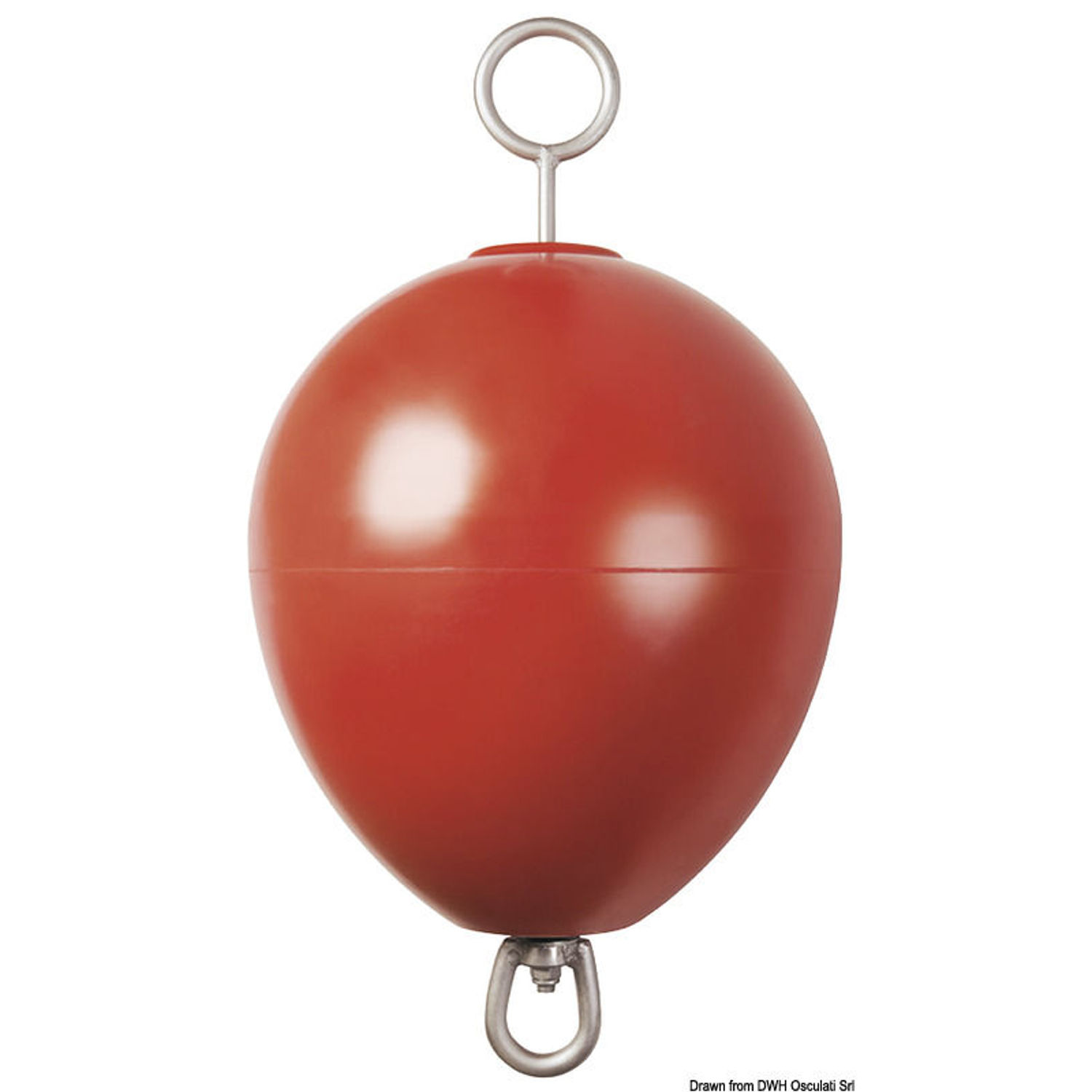 HD fortøyningsbøye rød Ø 55 cm