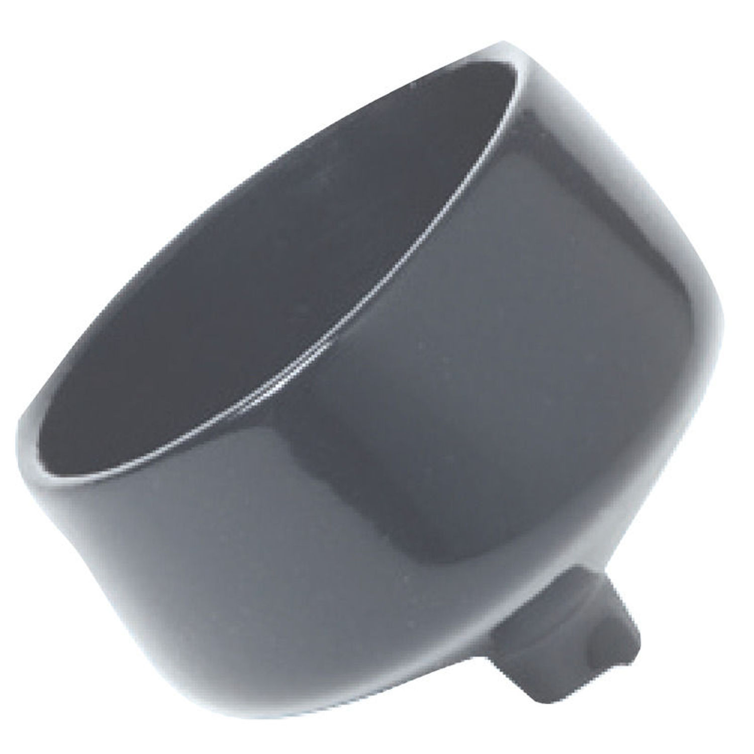 Stangholder med oval PVC-dreneringsplugg