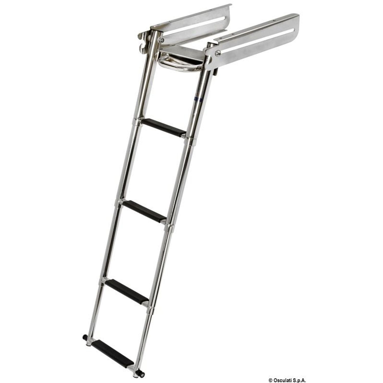 Uttrekkbar stige under plattform, 4 trinn