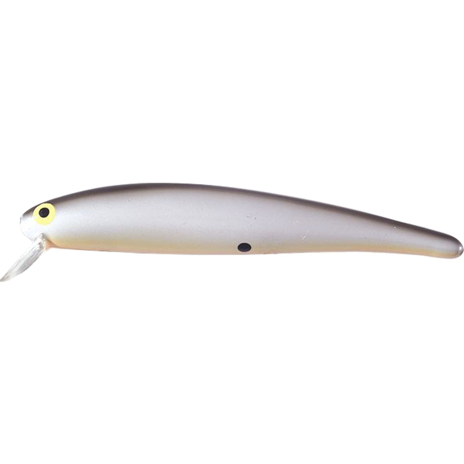 14 Long A Wobbler 9 cm #6 Pearl Black Back Orange Belly