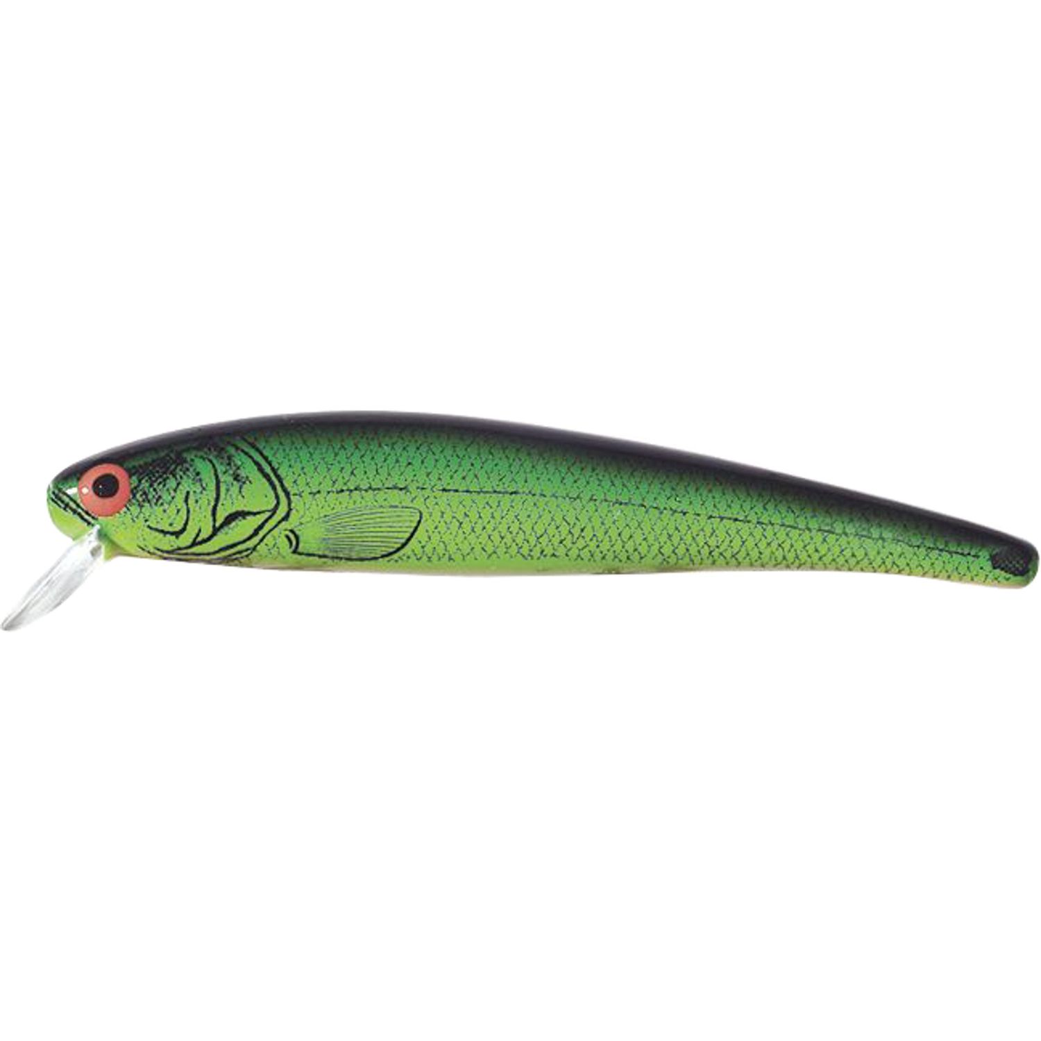 14 Long A Wobler 9 cm #6 Fire River Minnow