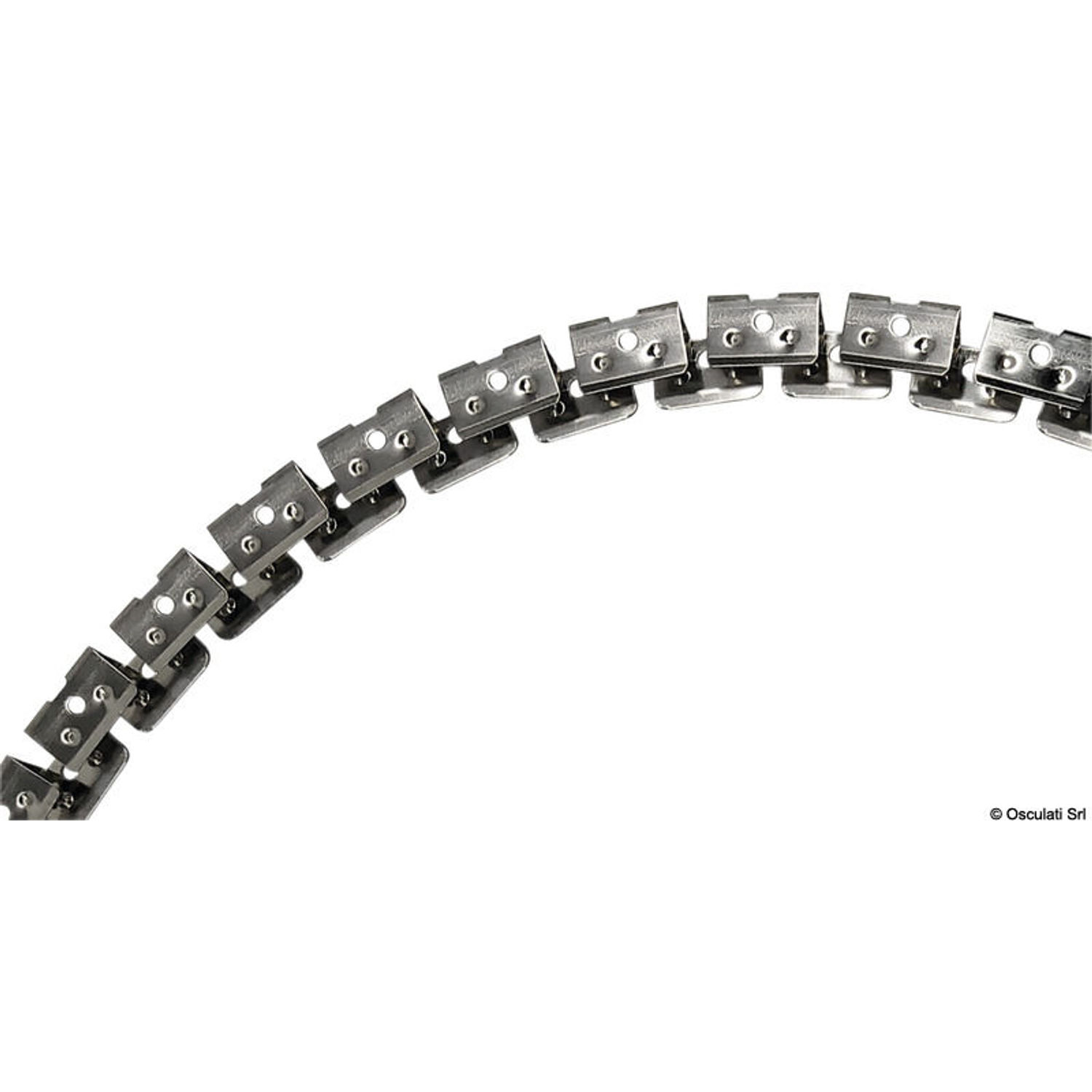 SS fleksibel holder til 2m LED-lysliste