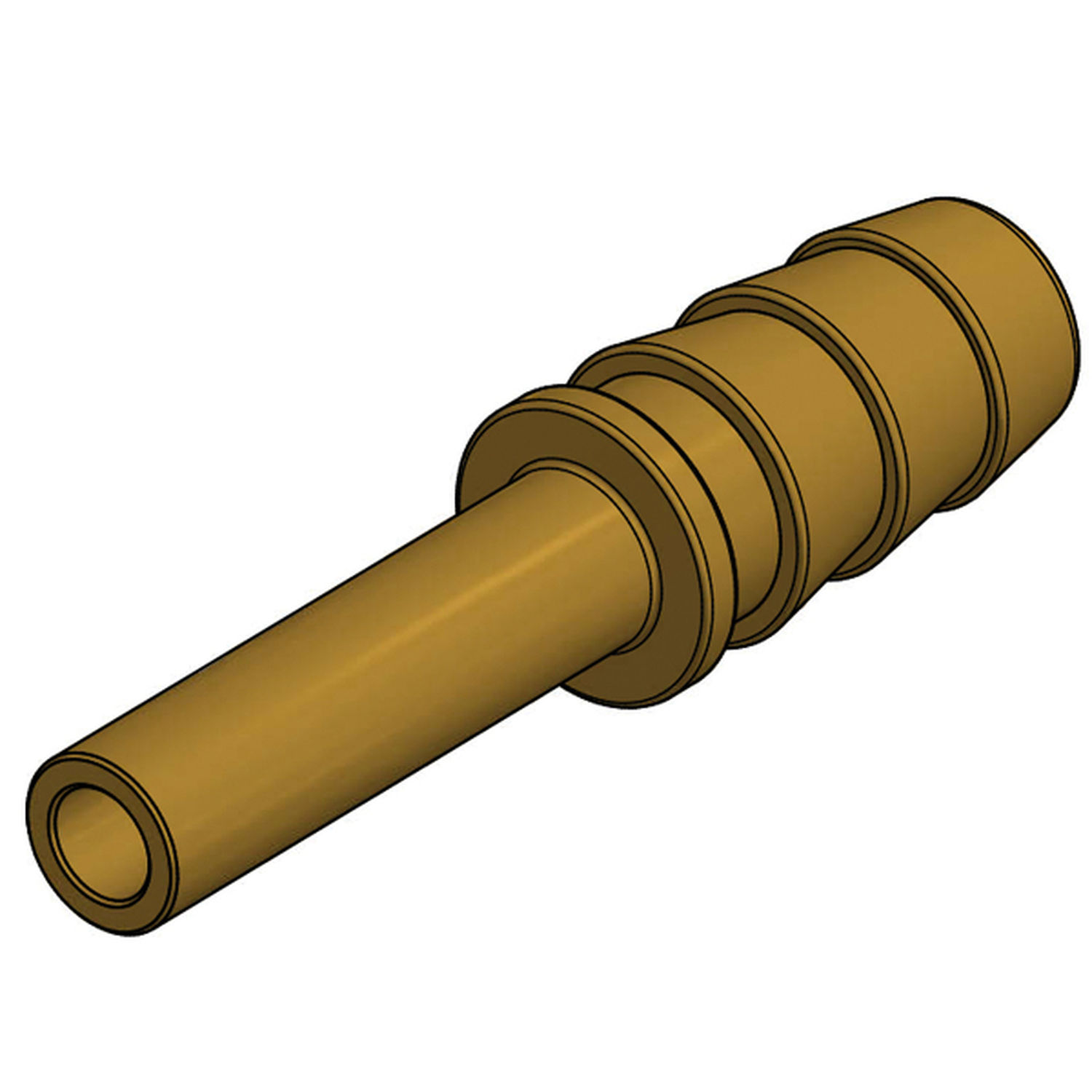 IGT-slangekobling for Gashane Ø8 mm rør - Ø10 mm slange