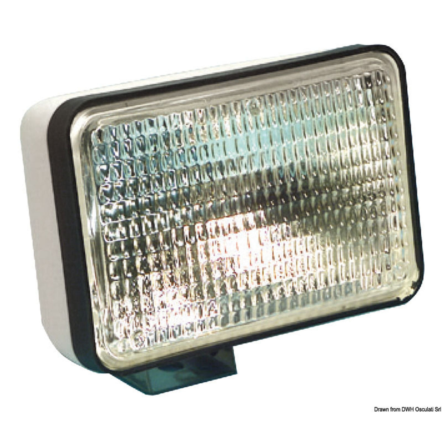 Sealed Beam vattentät halogenlampa 177 mm