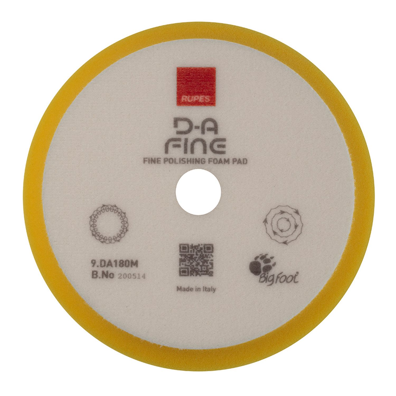 Rupes Skumtrissa till Polering Gul Medium Grovhet