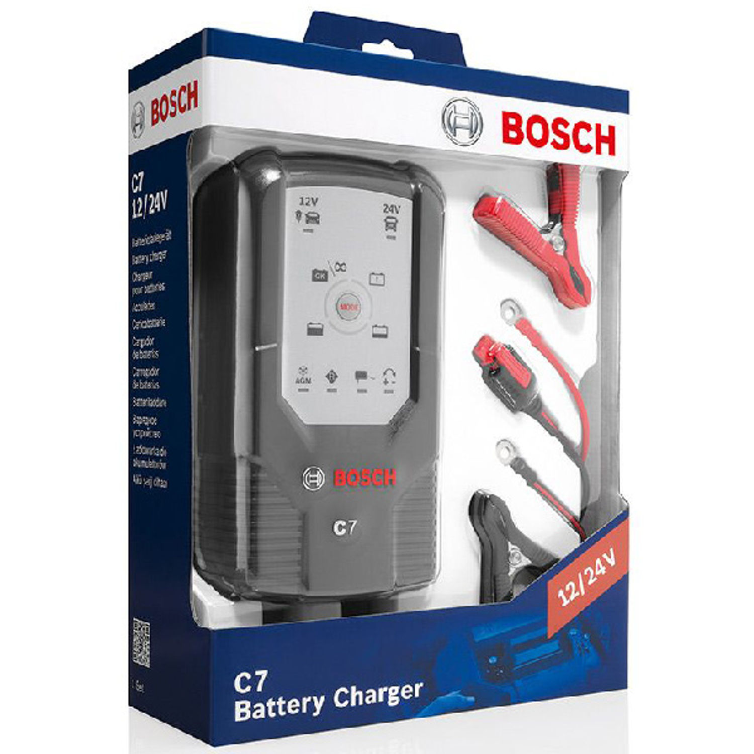 Bosch lader C7, 12/24V 7AH