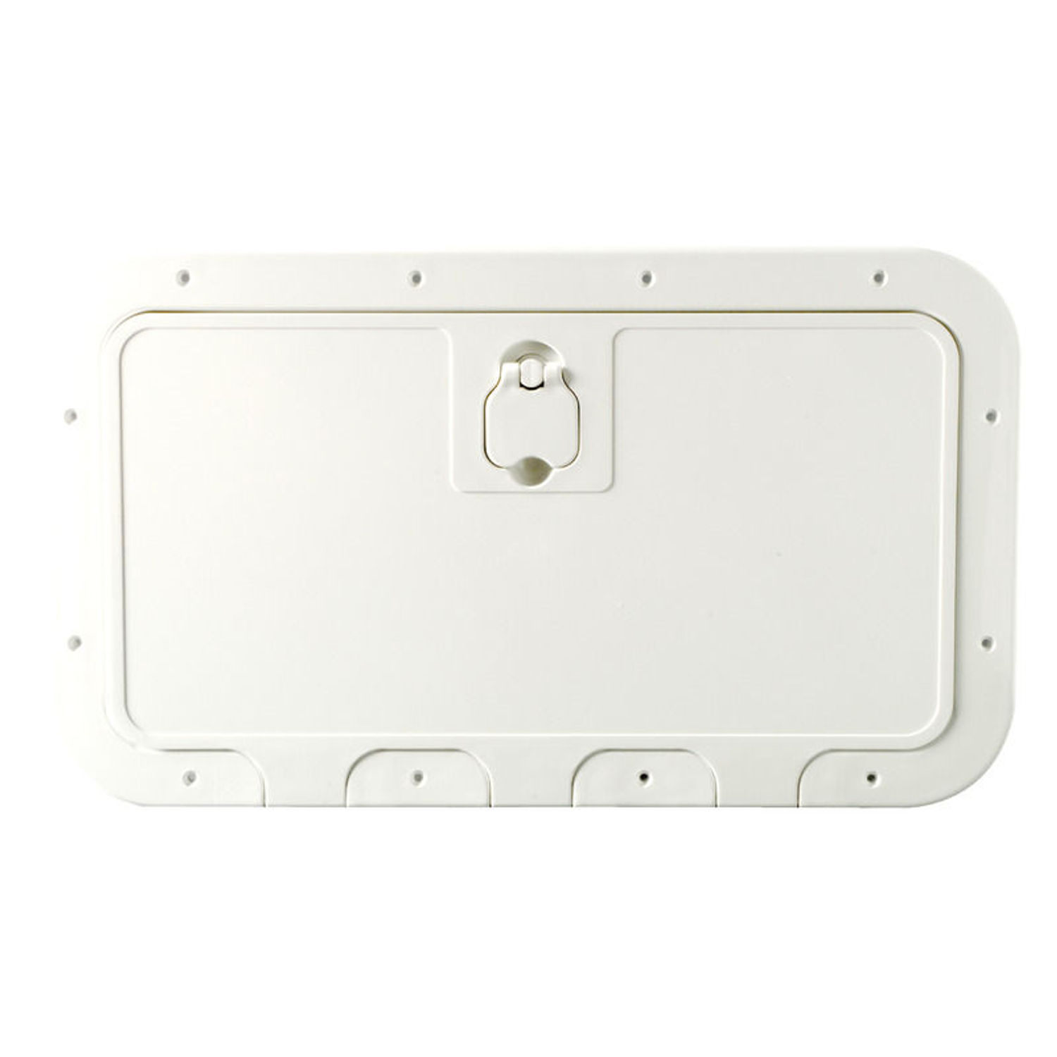 Hvid inspektionsluge med aftageligt låg 350 x 600mm