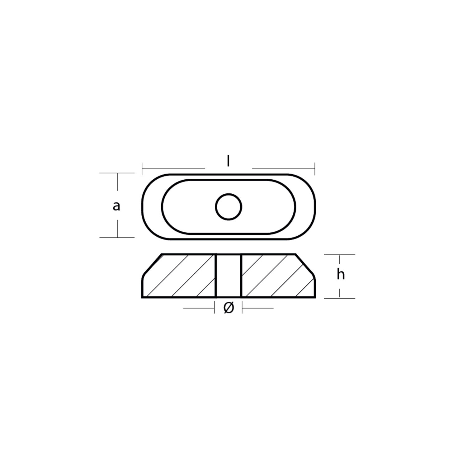 Sinkanode for Suzuki 9,9 - 15Hk 4-takt