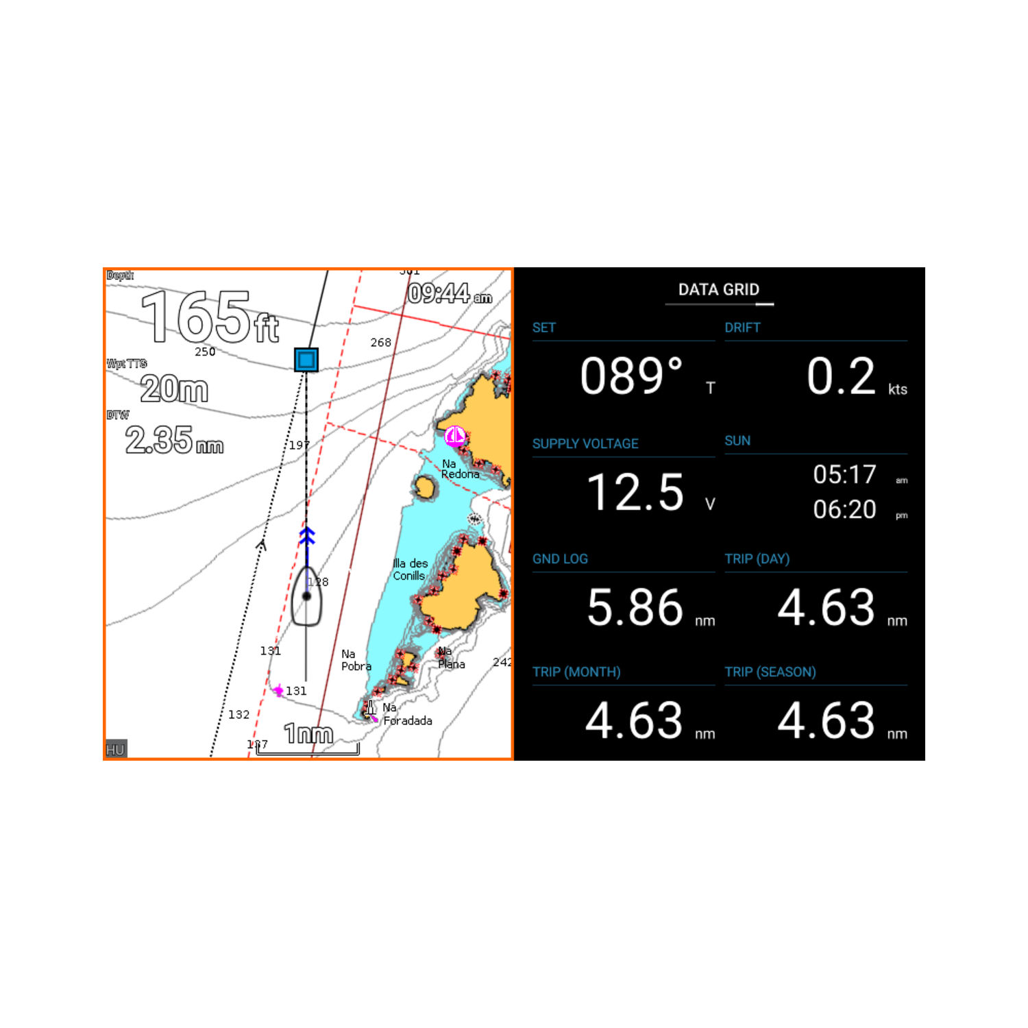 Raymarine Element 7S Plotter/Ekkolod inkl. Sjøkart