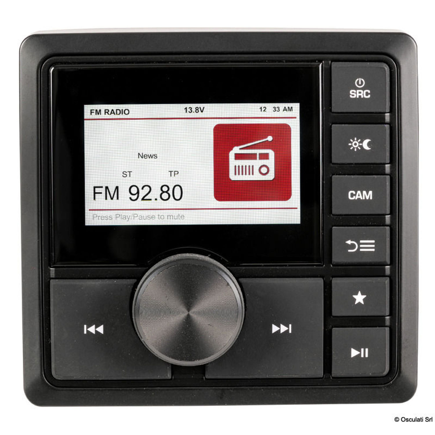 M5B-TFT-radio för instrumentpanel